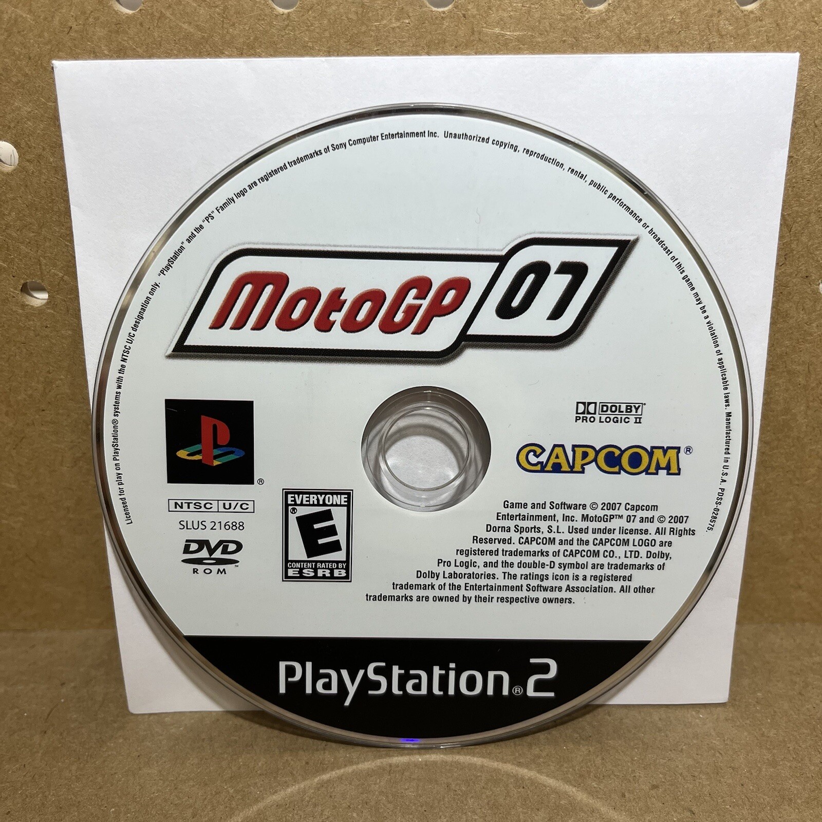 MotoGP 07 – Playstation 2 PS2 Game – Tested – Disc Only – Free Shipping