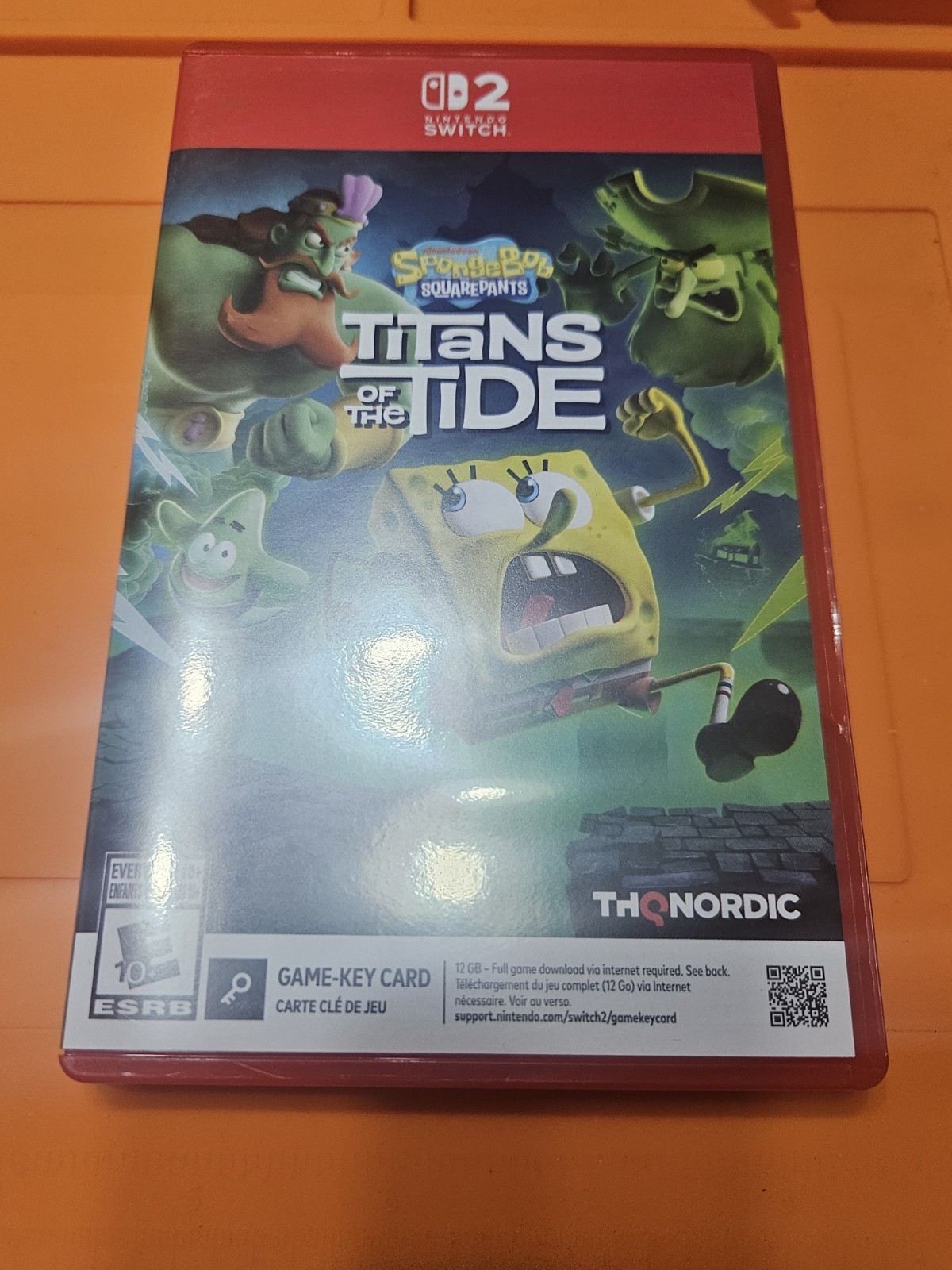 Spongebob Squarepants: Titans of the Tide (Switch 2) Complete, Tested and Works!
