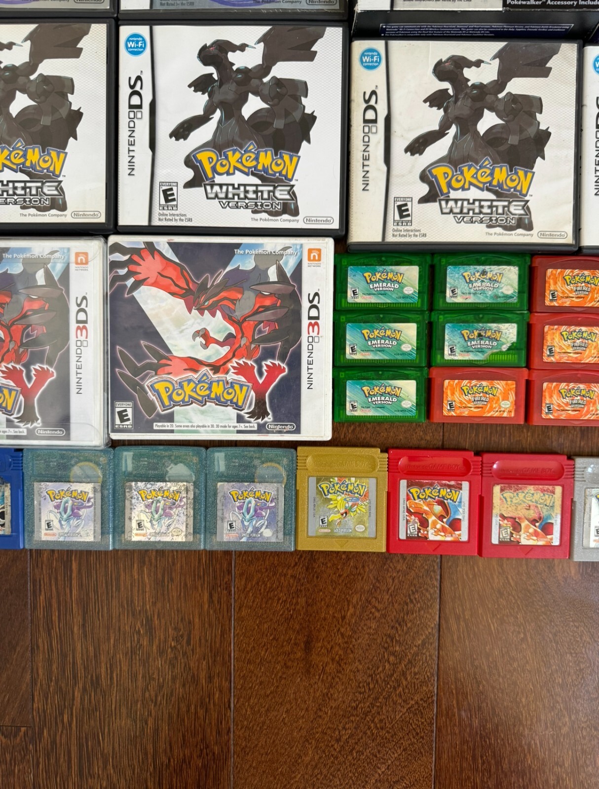 Authentic Pokemon Video Game Collection for GBA Nintendo DS/3DS *Pick and Choose