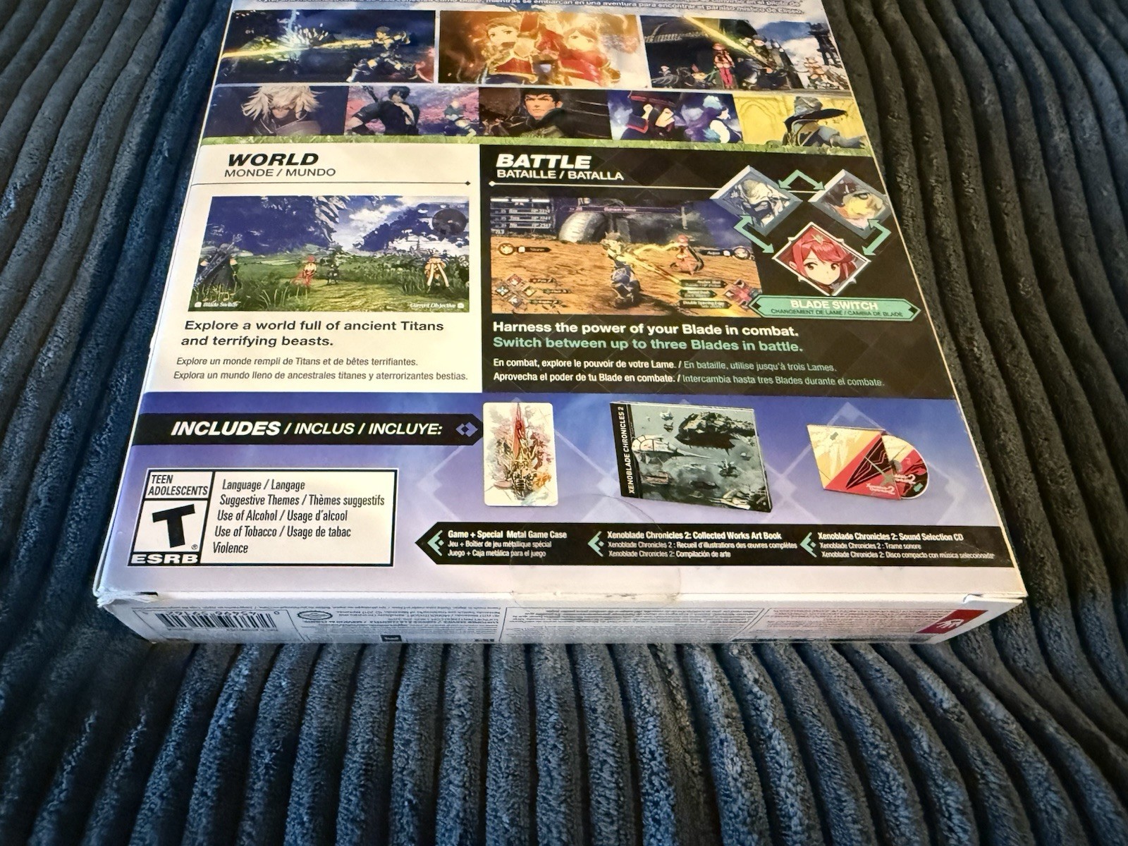 Xenoblade Chronicles 2 Special Edition Nintendo Switch 2017 NO GAME NO STEELBOOK