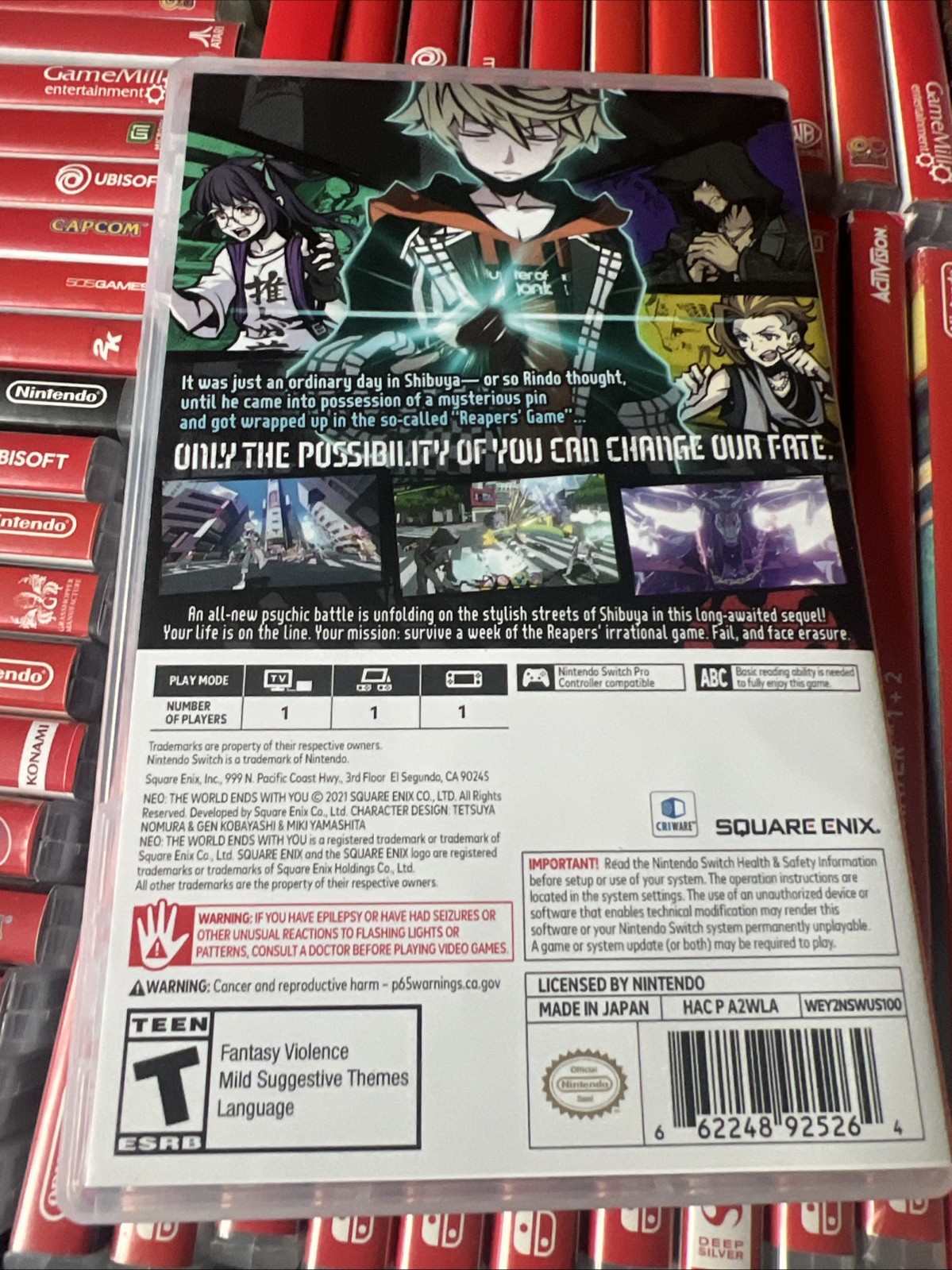 Nintendo Switch Neo: The World Ends With You Game NEW