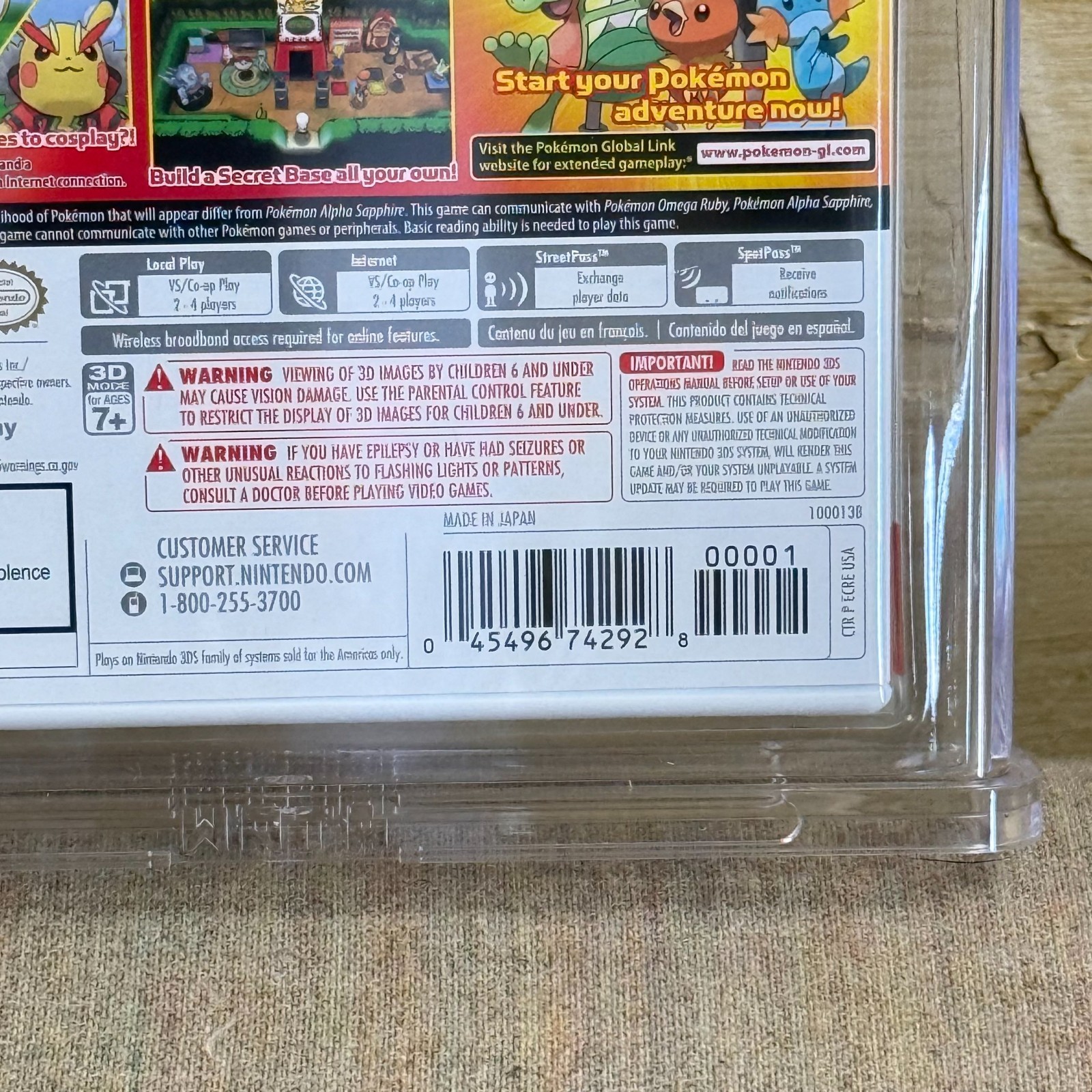 Pokémon Omega Ruby – WATA 9.8 A++ – Sealed 3DS – Investment Grade