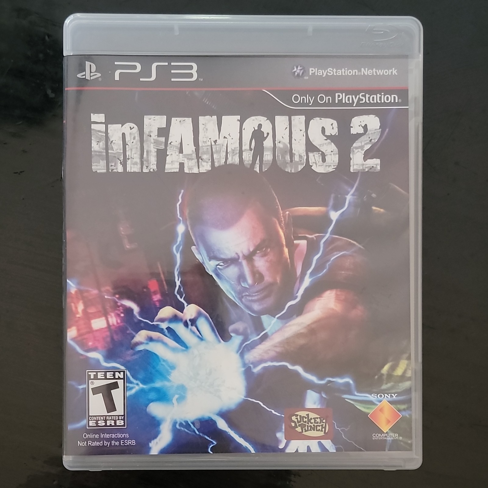 inFAMOUS 2 Sony PlayStation 3 Action Adventure, Online Playability, 2011, T-Teen