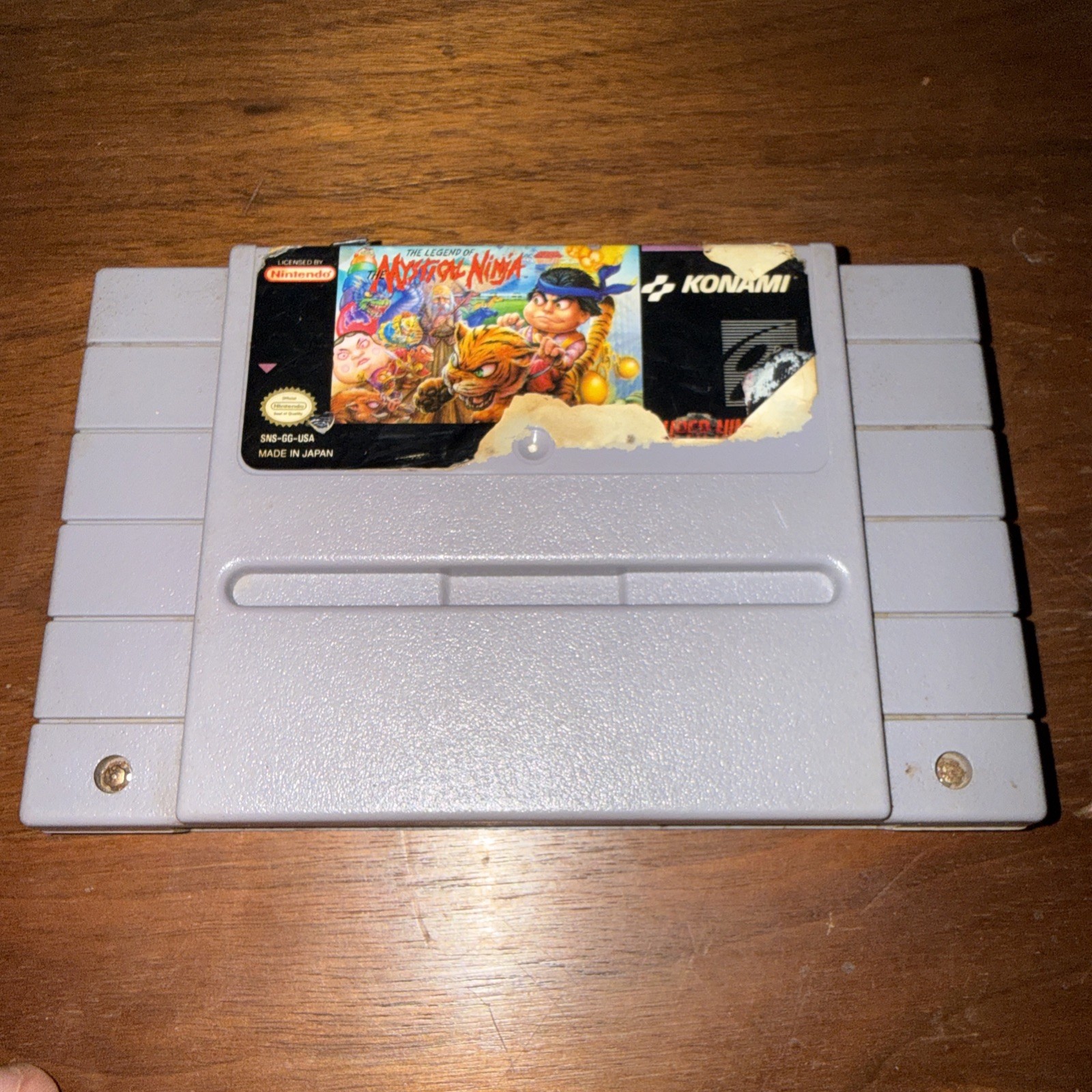 The Legend of the Mystical Ninja Super Nintendo SNES Authentic Tested Loose