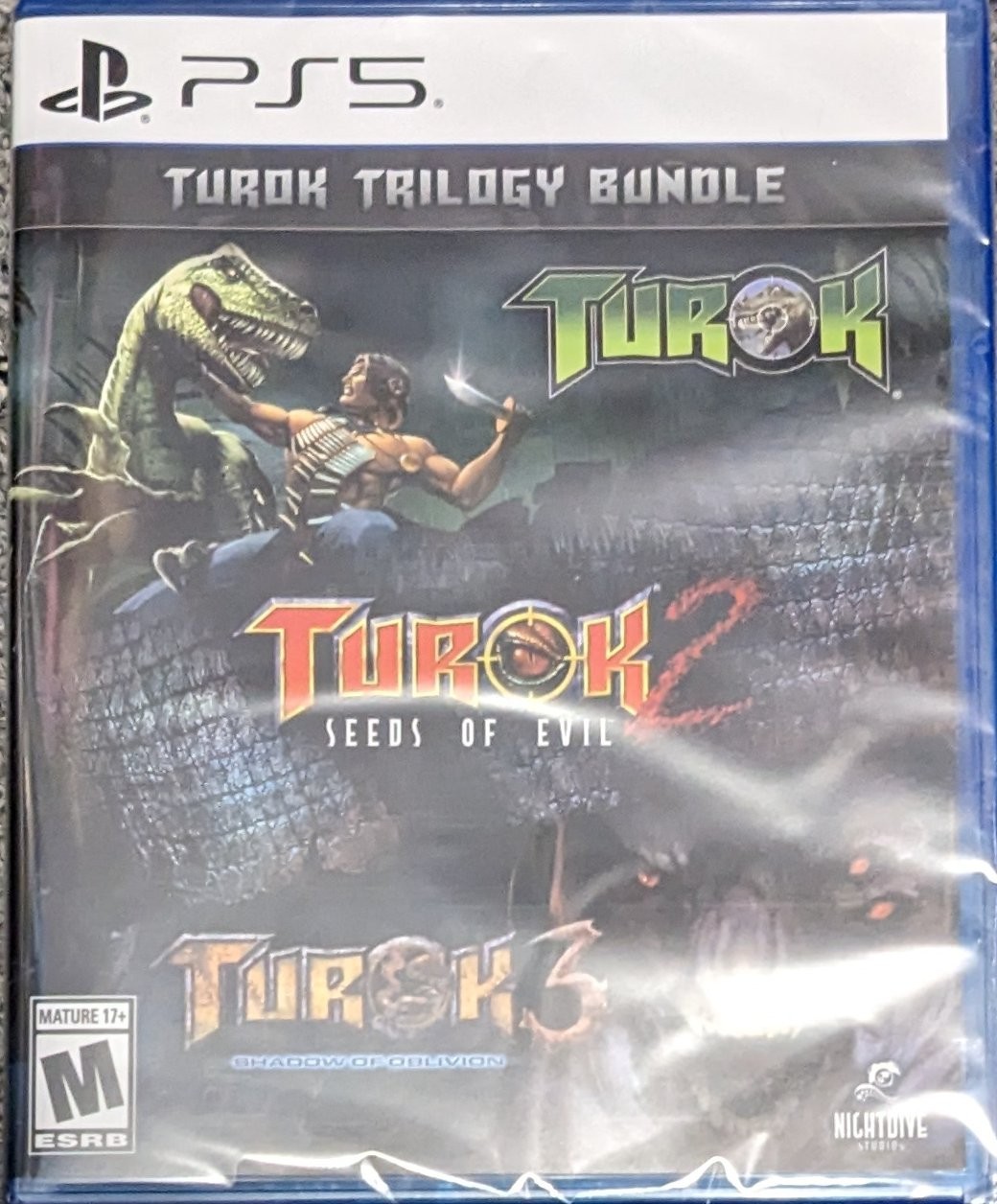 Turok Trilogy Bundle – Sony PlayStation 5 – PS5 – Brand New and Sealed