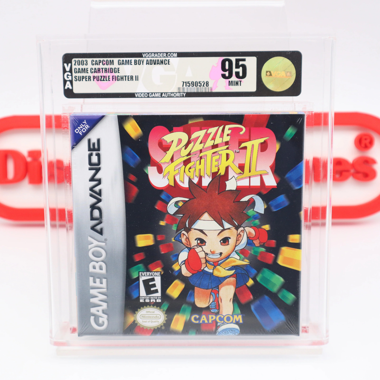 GBA Game Boy Advance SUPER PUZZLE FIGHTER II 2 – VGA GRADED 95 MINT NEW Sealed!