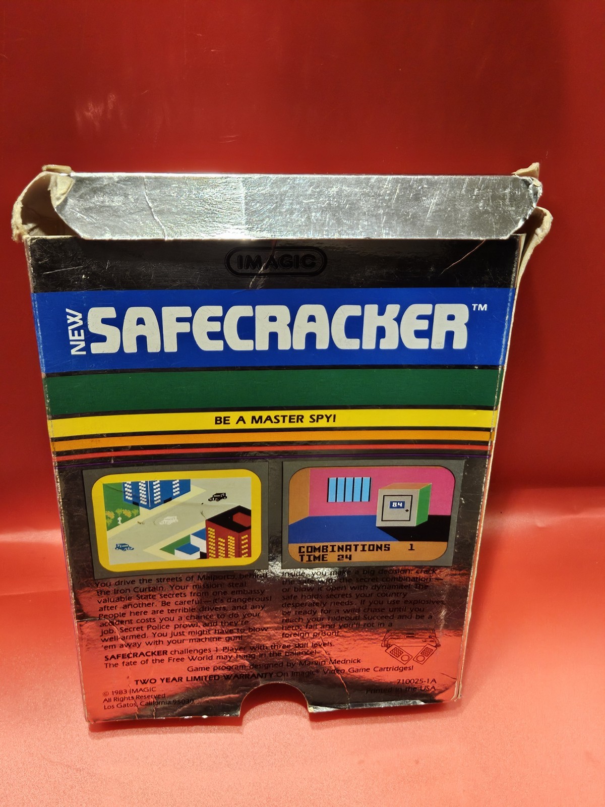 Intellivision SafeCracker Safe Cracker Complete In Box CIB Tested Working