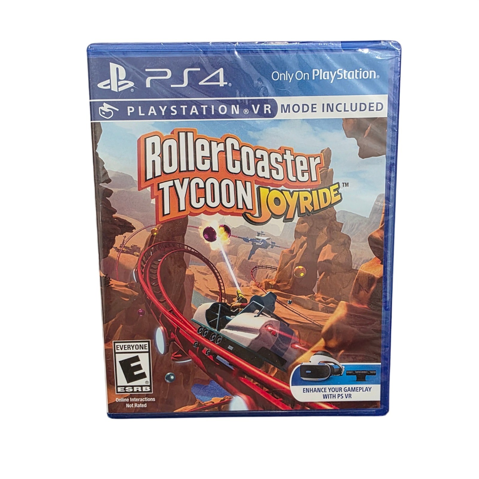 RollerCoaster Tycoon Joyride PS4 Game VR Mode Physical Disc New 2018 Atari