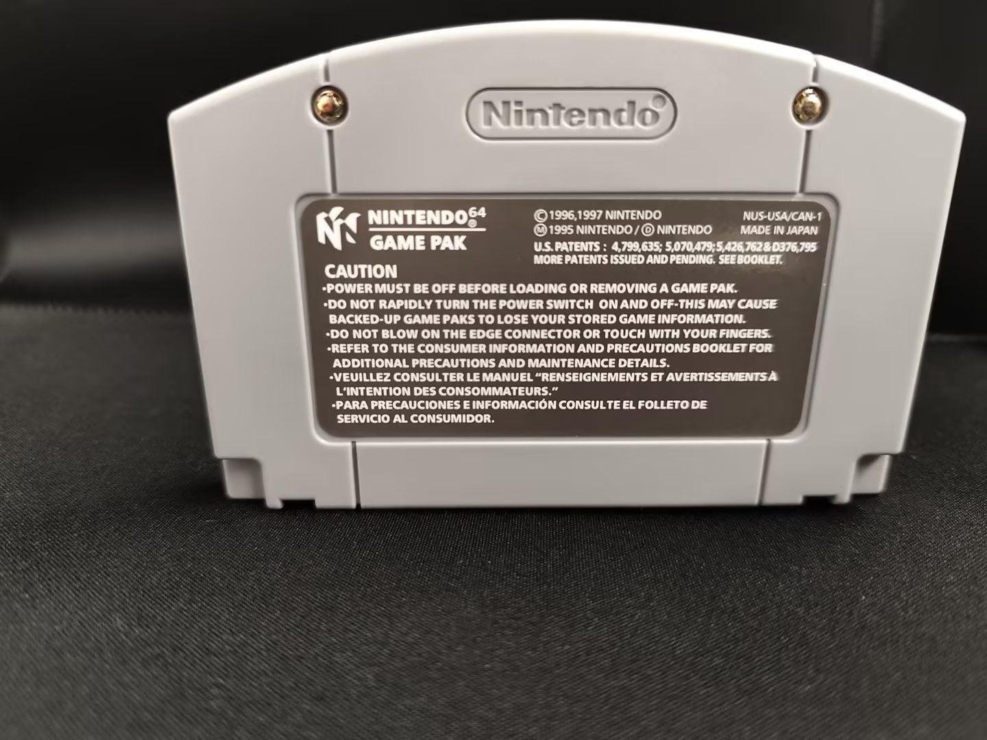Super Smash Bros. (Nintendo 64, 1999) N64 video game cartridge