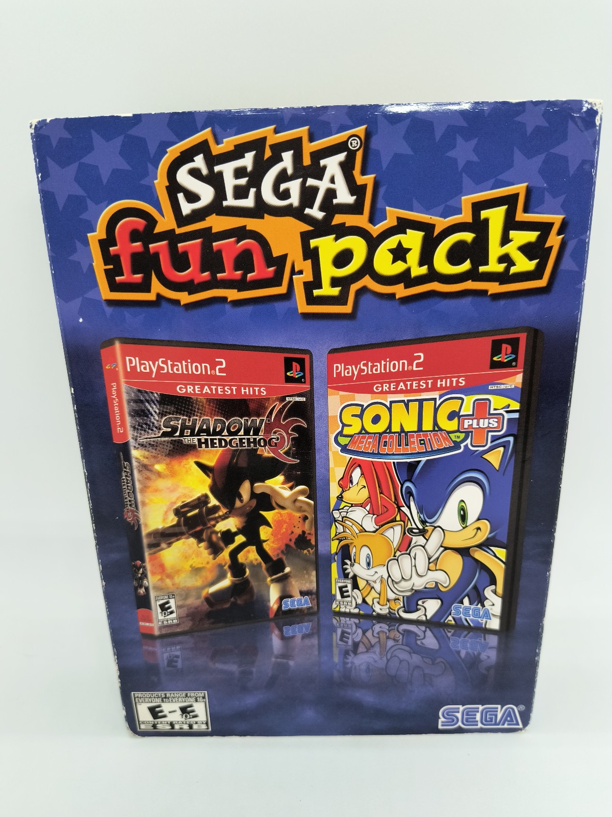 Sega Fun Pack, PlayStation, PS2, CIB, Extremely Rare! Shadow The Hedgehog, Sonic