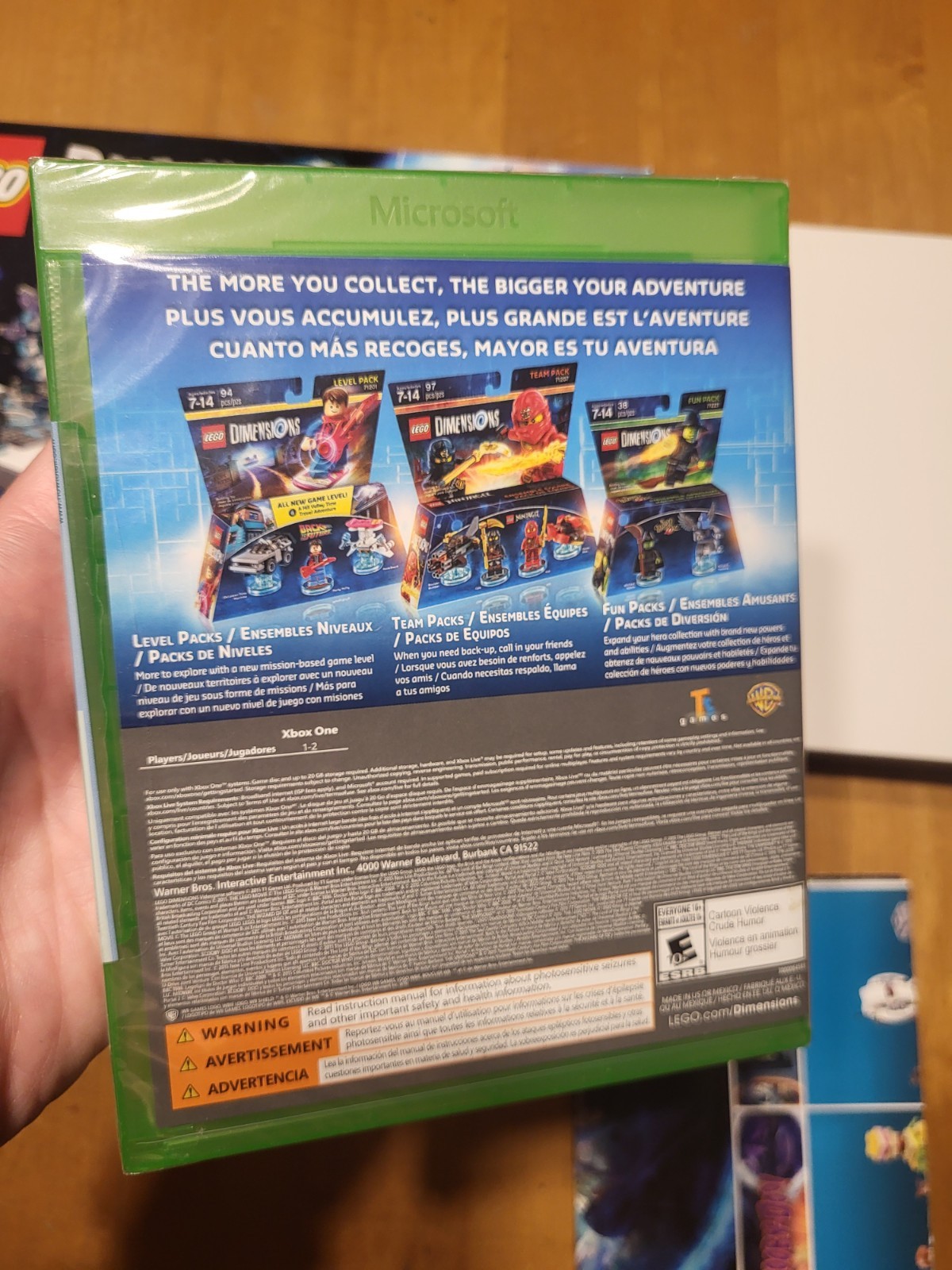 Xbox One Lego Dimensions Starter Pack 71172 Ages 7-14 269 Pieces NO BOX READ
