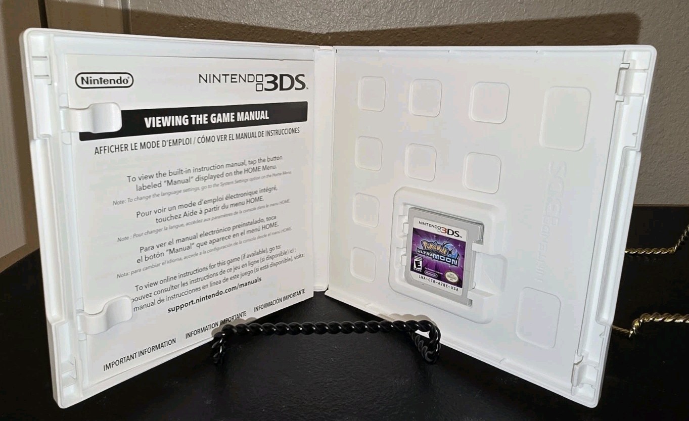 Pokémon Ultra Sun & Ultra Moon SteelBook Dual Pack Complete CIB Tested ESRB USA