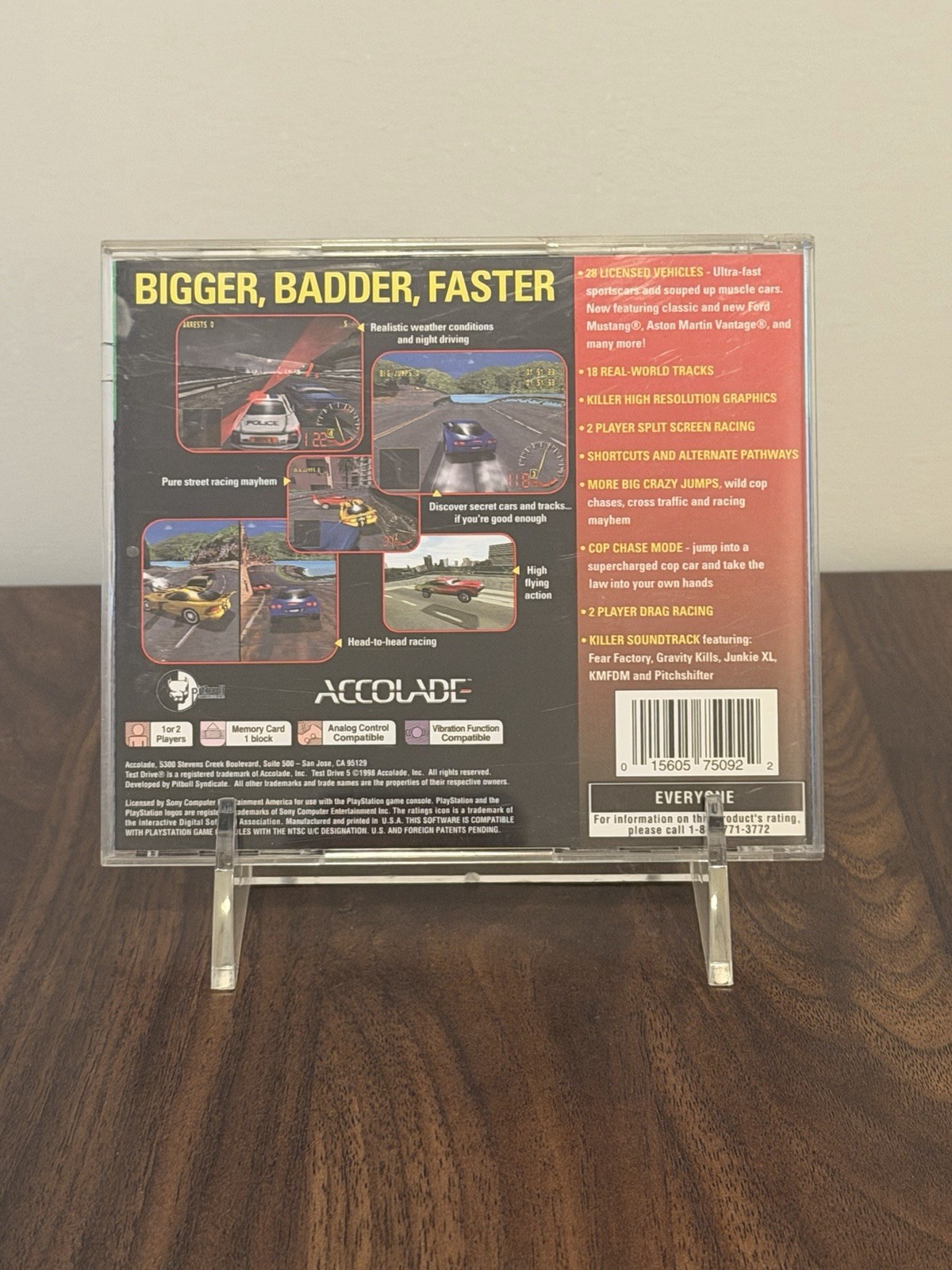 Test Drive 5 (Sony PS1, 1998) • CIB • Tested