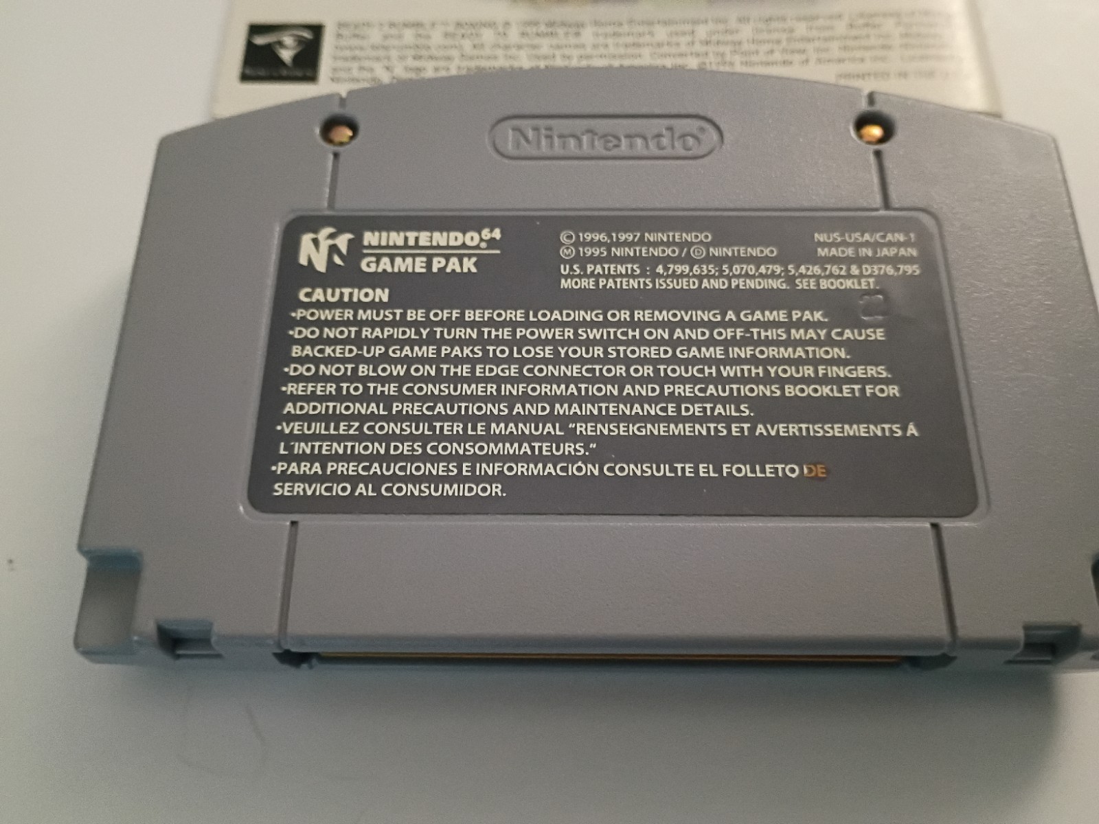 READY TO RUMBLE N64 Nintendo 64 Tested 🔵 BOXING MIDWAY CARTRIDGE & MANUAL RARE