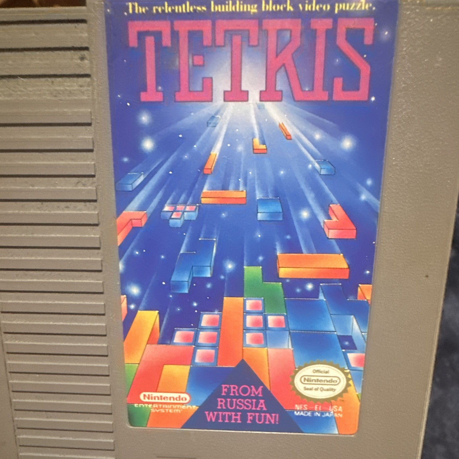 Nintendo Tetris (NES) Puzzle Game Cartridge NTSC-U/C 1985