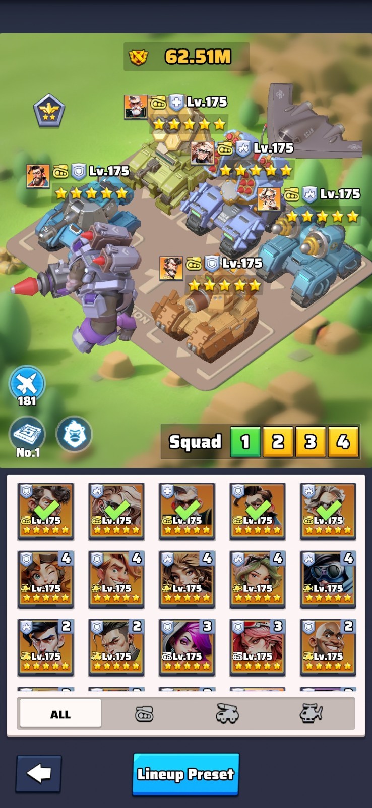 last war survival account , HQ 35 Server 1064, Ready To Go With Transfer Tickets