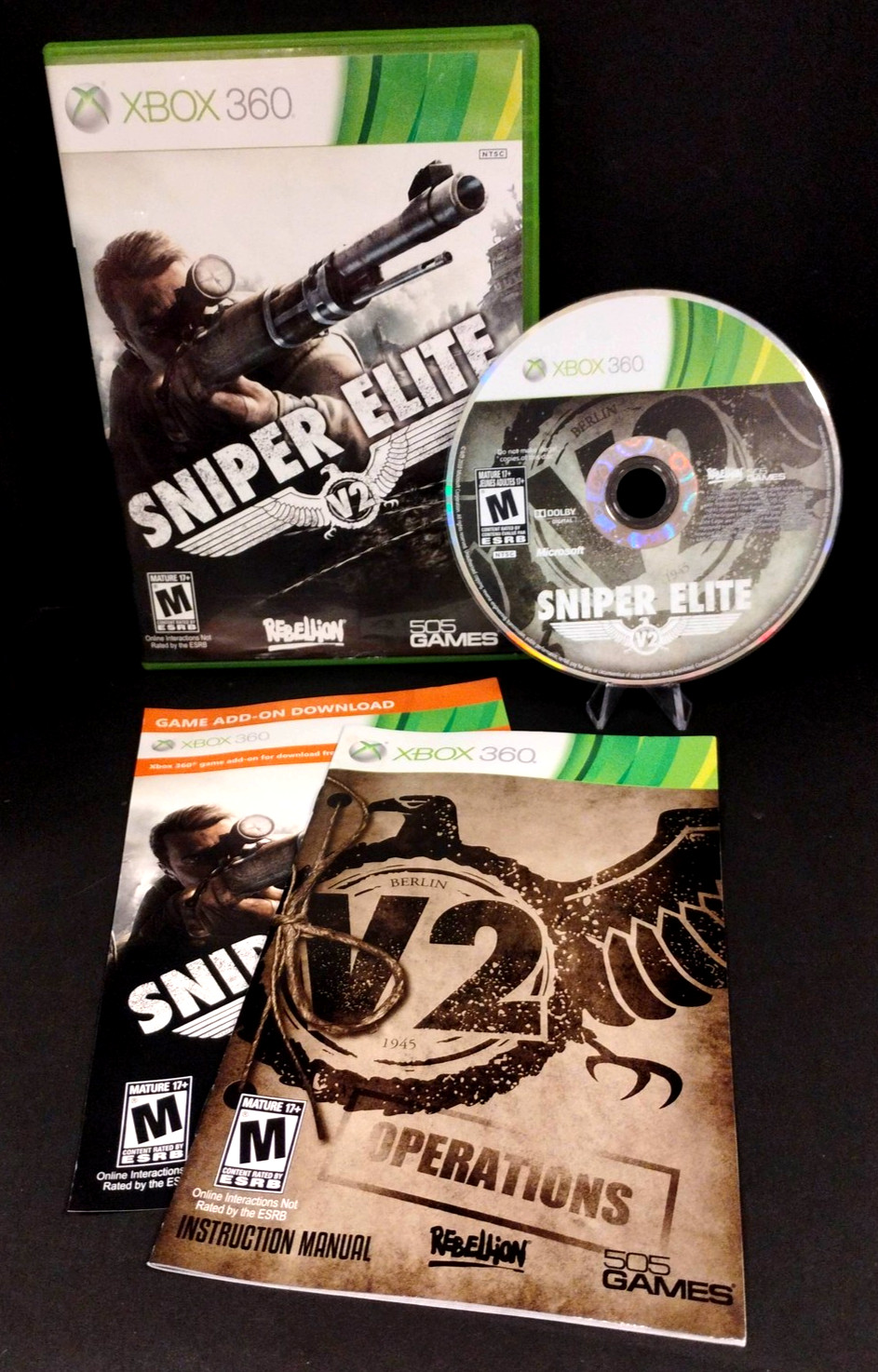 Sniper Elite V2 (Xbox 360) *CIB & Refurbished Disc* Games