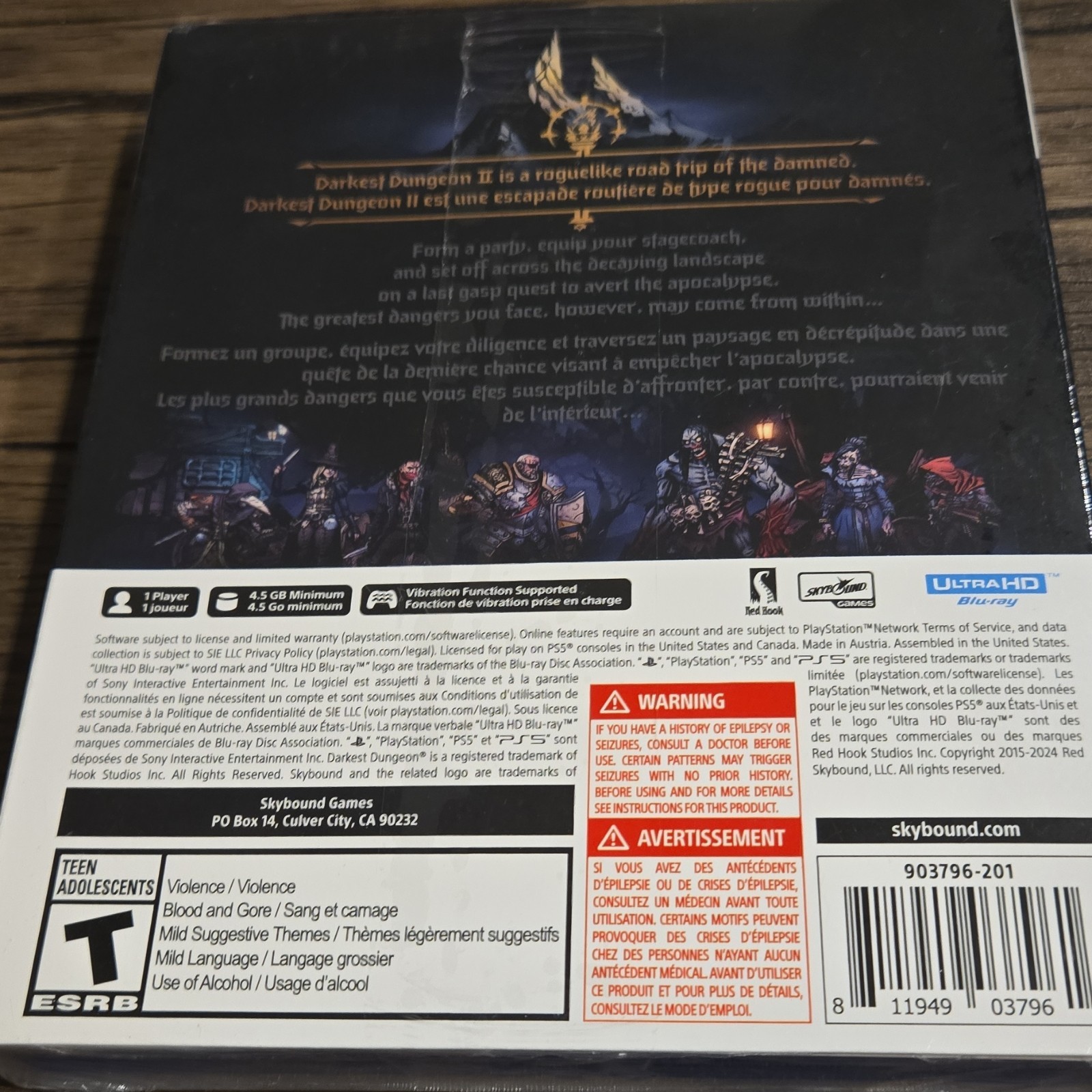 Darkest Dungeon II Role Playing (Sony PlayStation 5) Skybound Games T-Teen