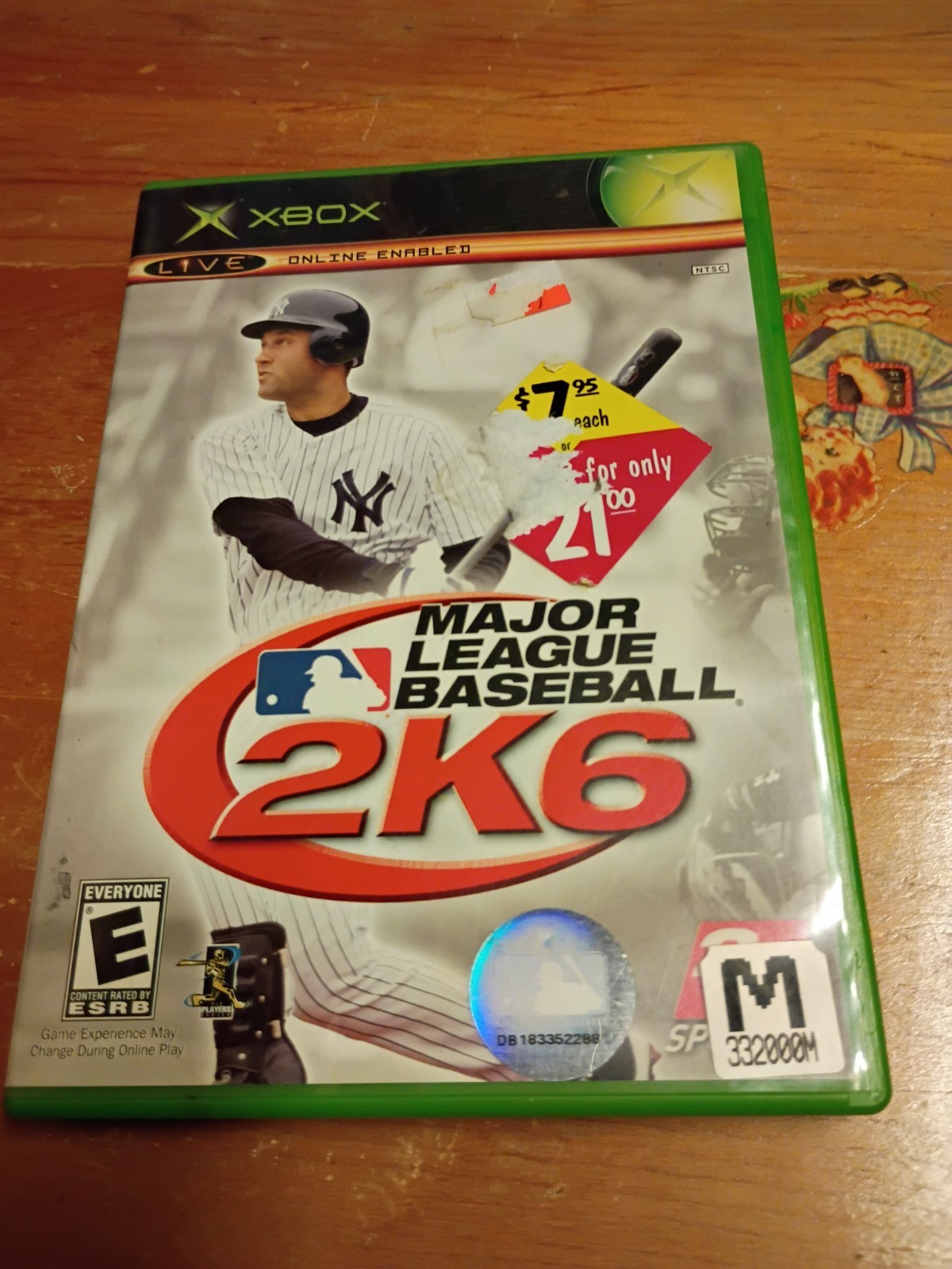 Major League Baseball 2K6 (Microsoft Xbox, 2006) Untested