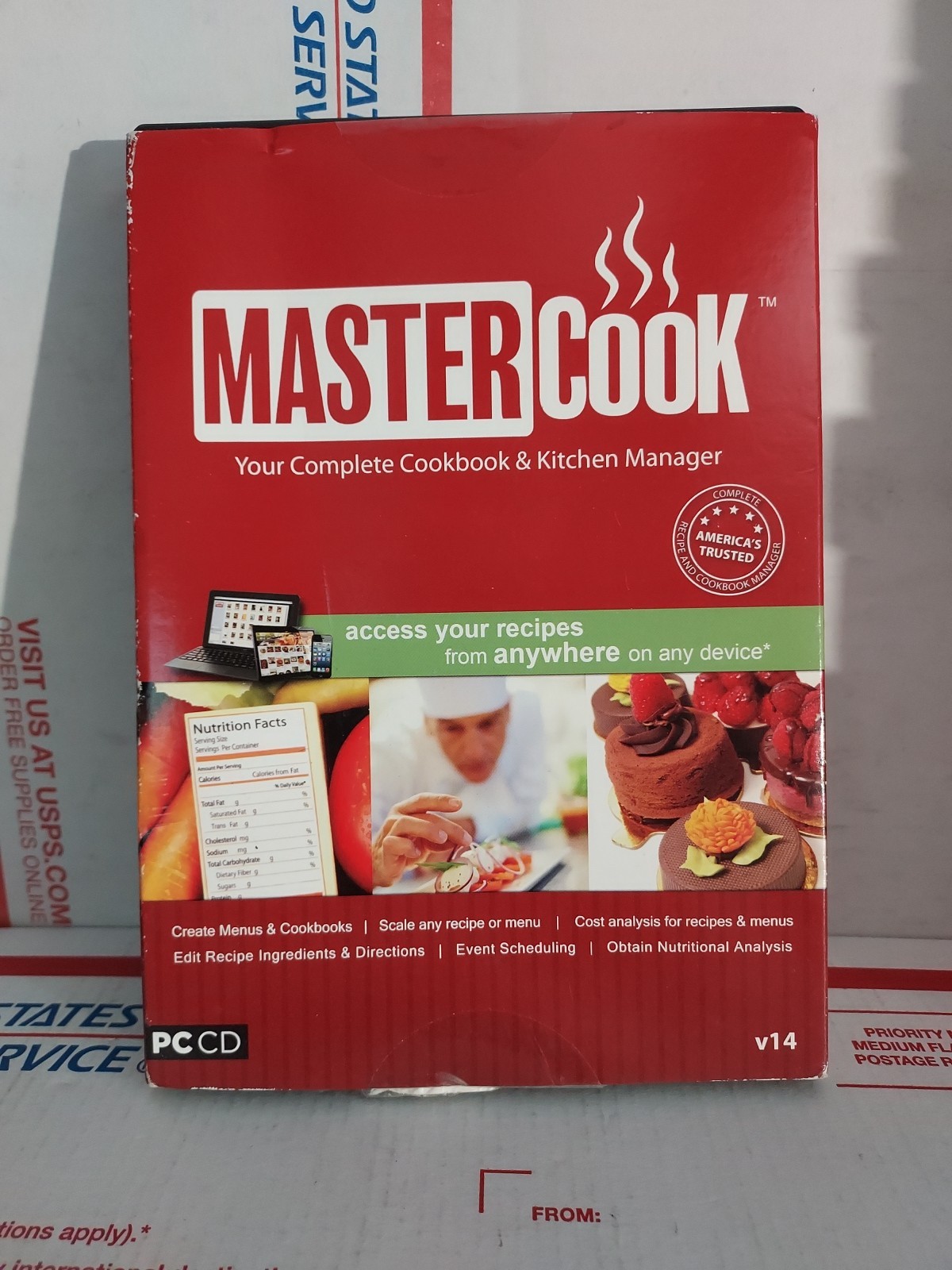 Master Cook, v14 (2013, PC-Windows XP/Vista/7/8) Good Used No Keycode – #14