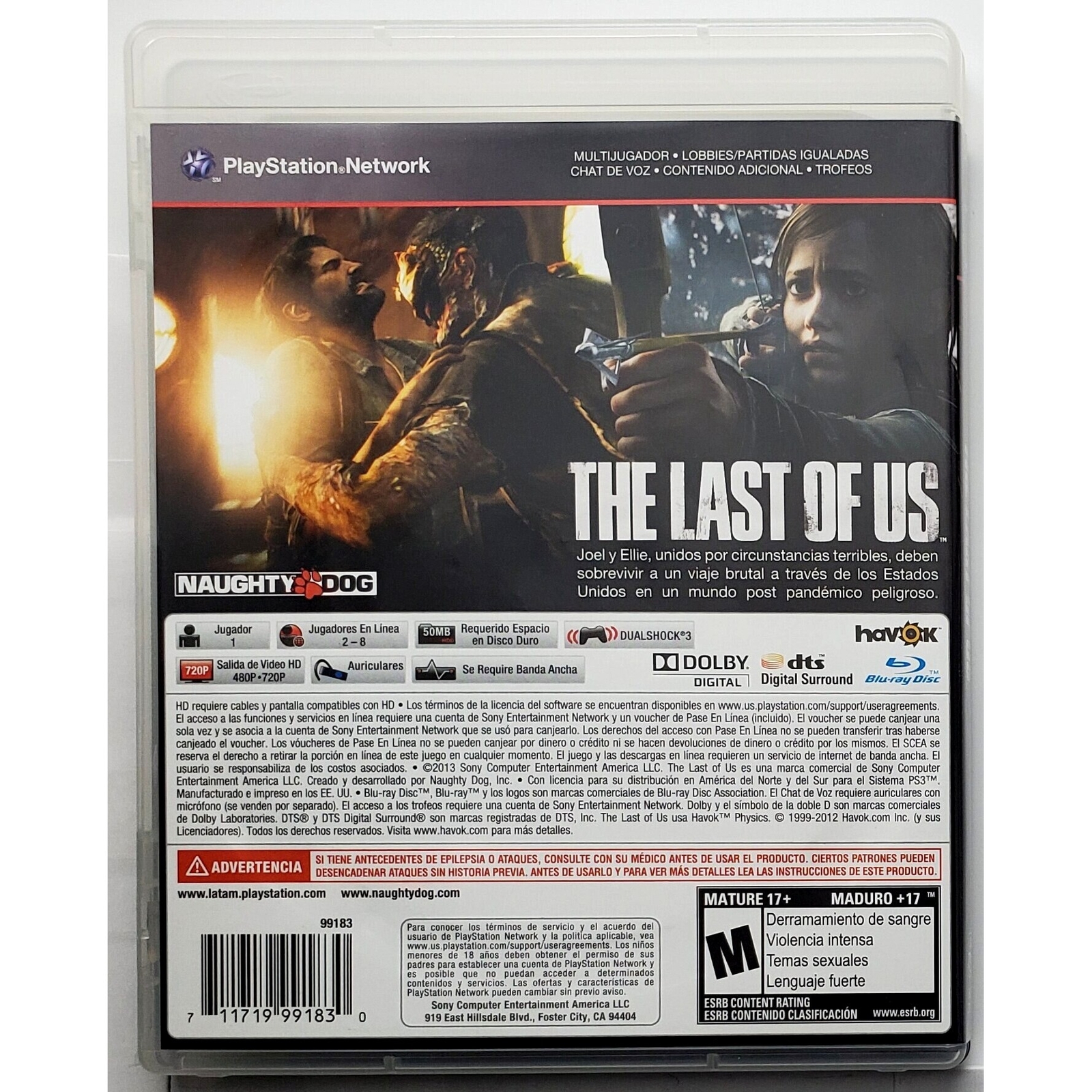 The Last Of Us – Sony Playstation 3 Pristine Tested Authentic 180 Day Guarantee