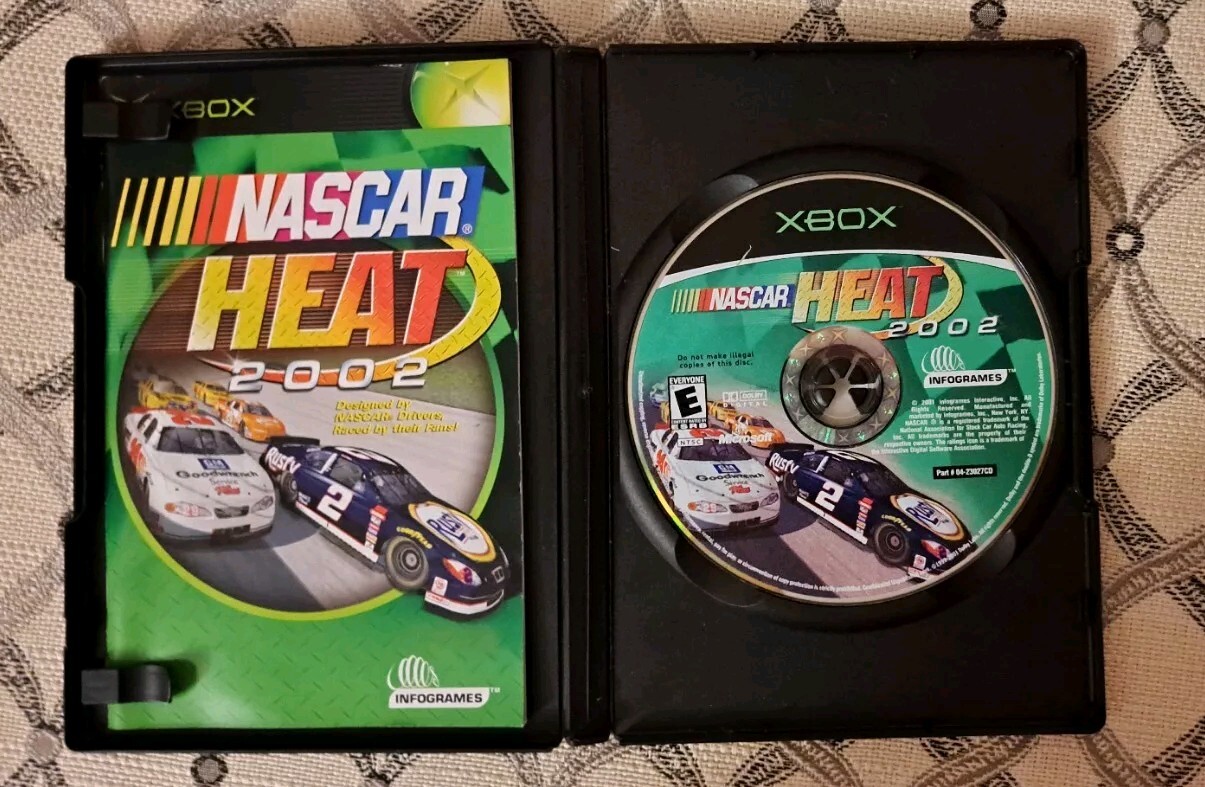 NASCAR Heat 2002 (Microsoft Xbox, 2001) – COMPLETE & TESTED