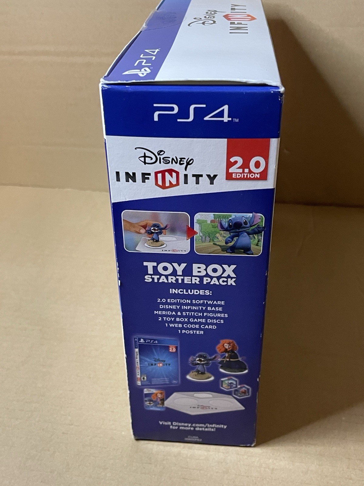 Disney Infinity 2.0 Toy Box Starter Pack PS4 Merida Stitch