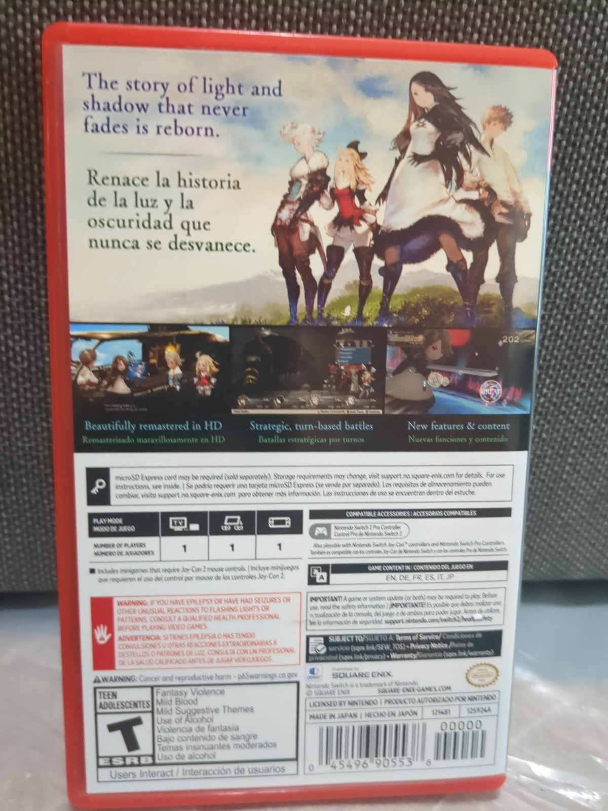 Bravely Default Flying Fairy HD Remaster for Nintendo Switch 2 (Game-Key Card)