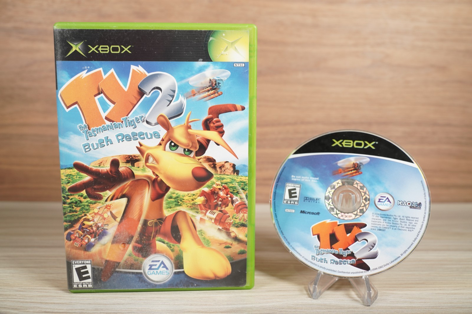Ty the Tasmanian Tiger 2 Bush Rescue (Microsoft Xbox, 2004) Complete and Tested