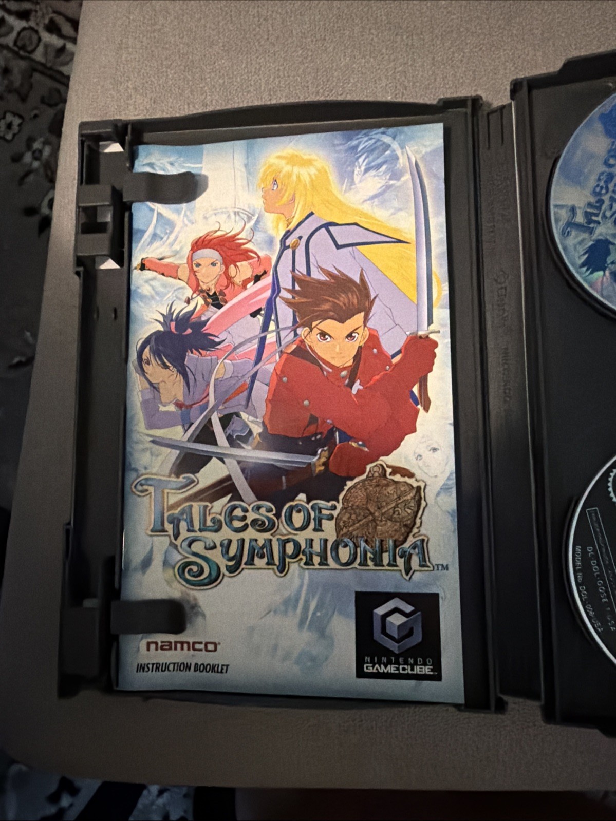 Tales of Symphonia Nintendo GameCube RPG T-Teen Manual Included