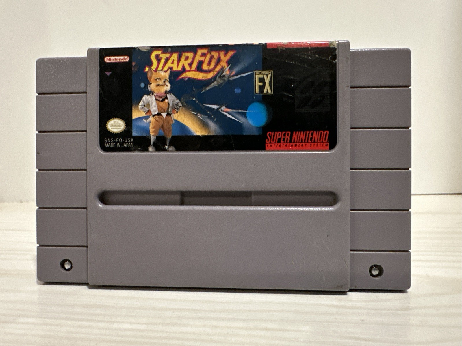 Star Fox Game Cartridge Only – SNES 1993 – Tested Working