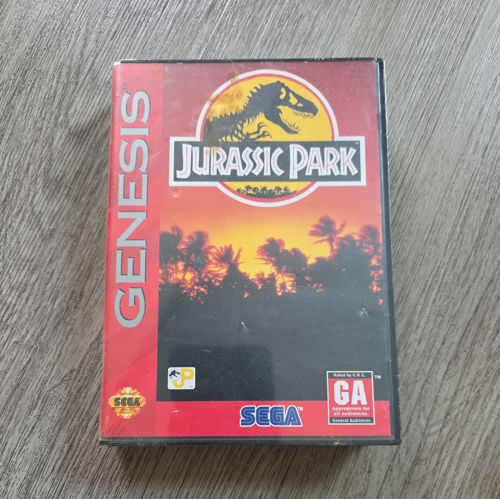 Jurassic Park (Sega Genesis, 1993) hard plastic Version Sealed