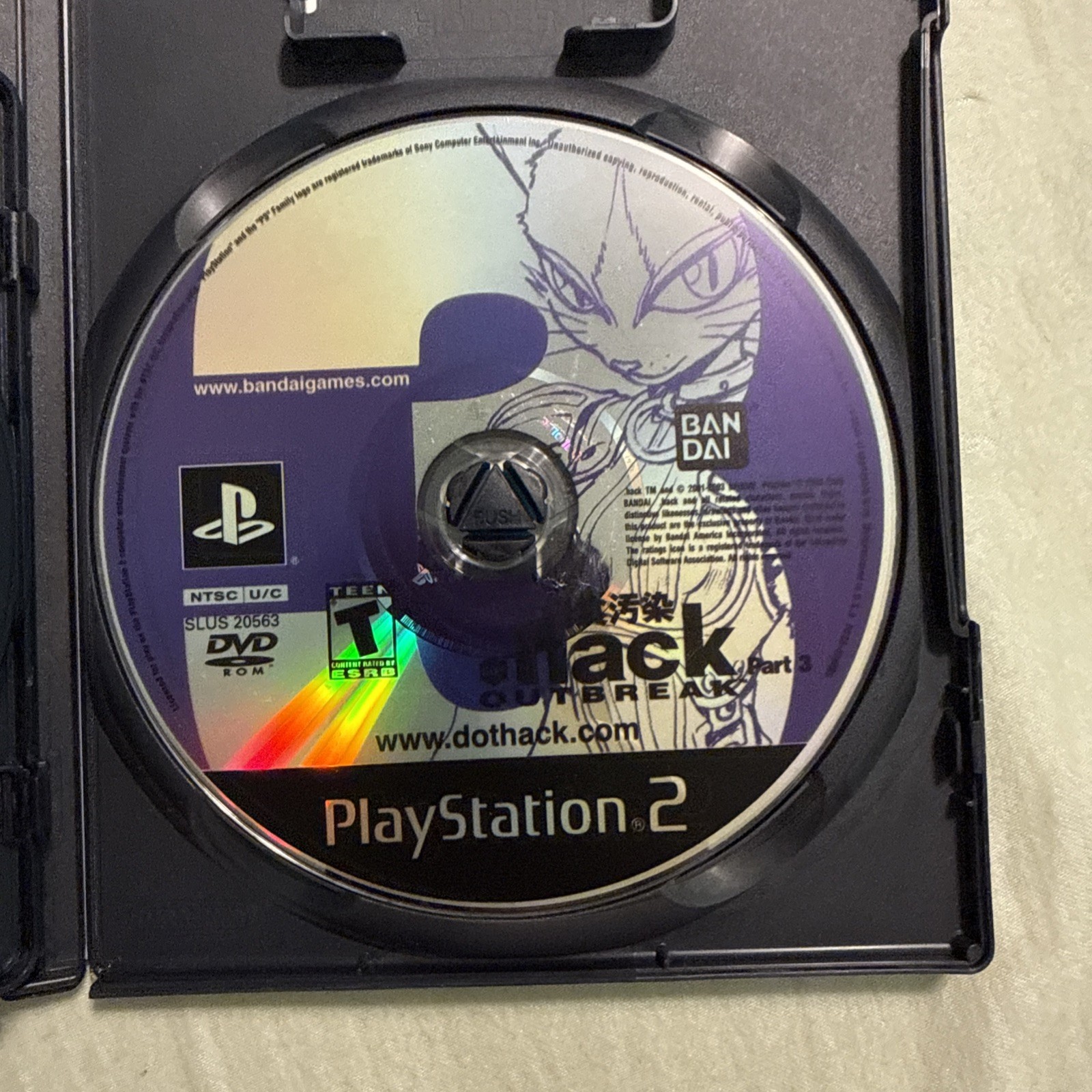DOT .hack Infection Mutation Outbreak Part 1 2 3 PS2 ALL CIB w/ DVD EUC Tested