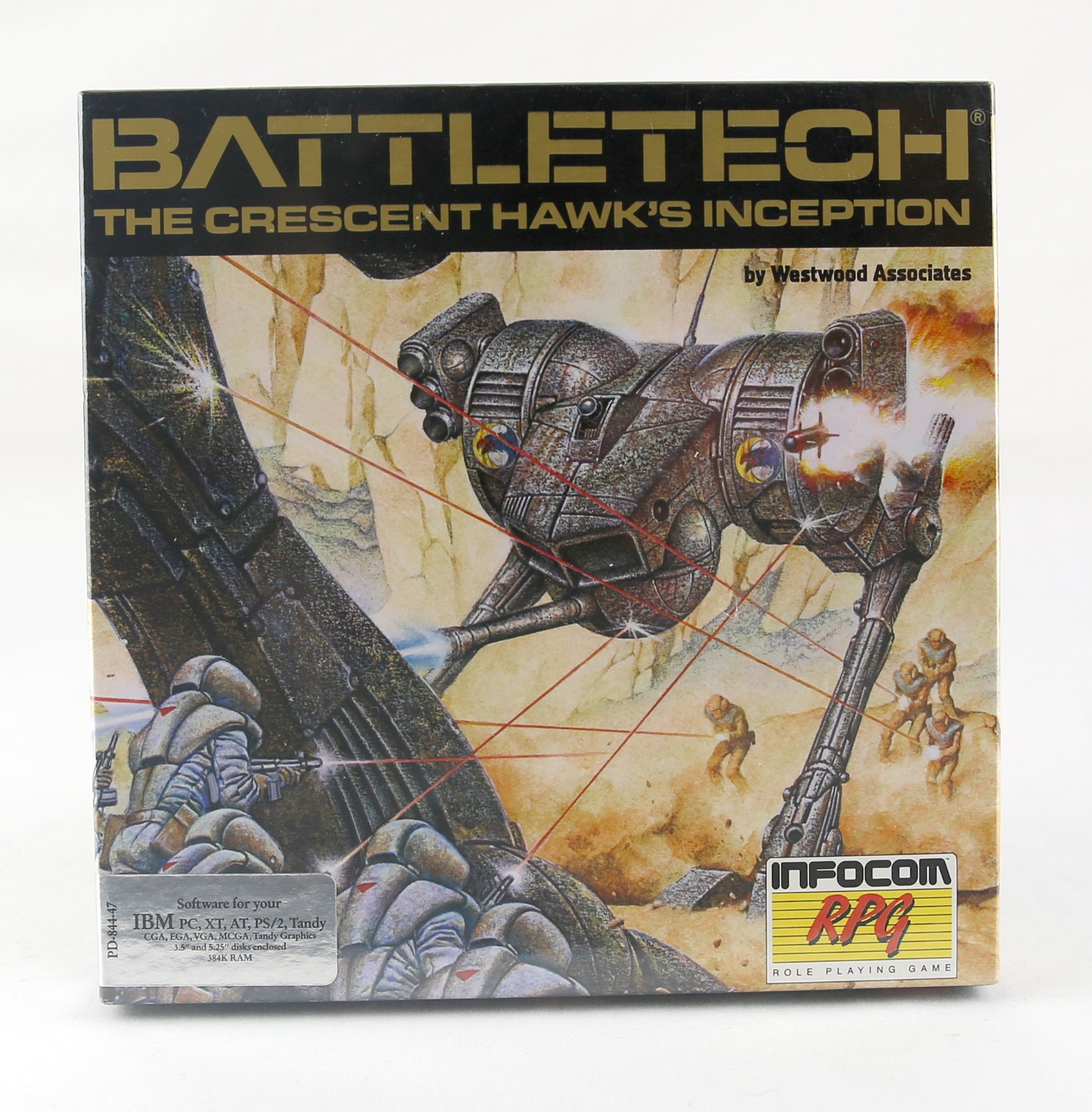 SEALED 1988 Battletech The Crescent Hawk’s Inception Big Box PC