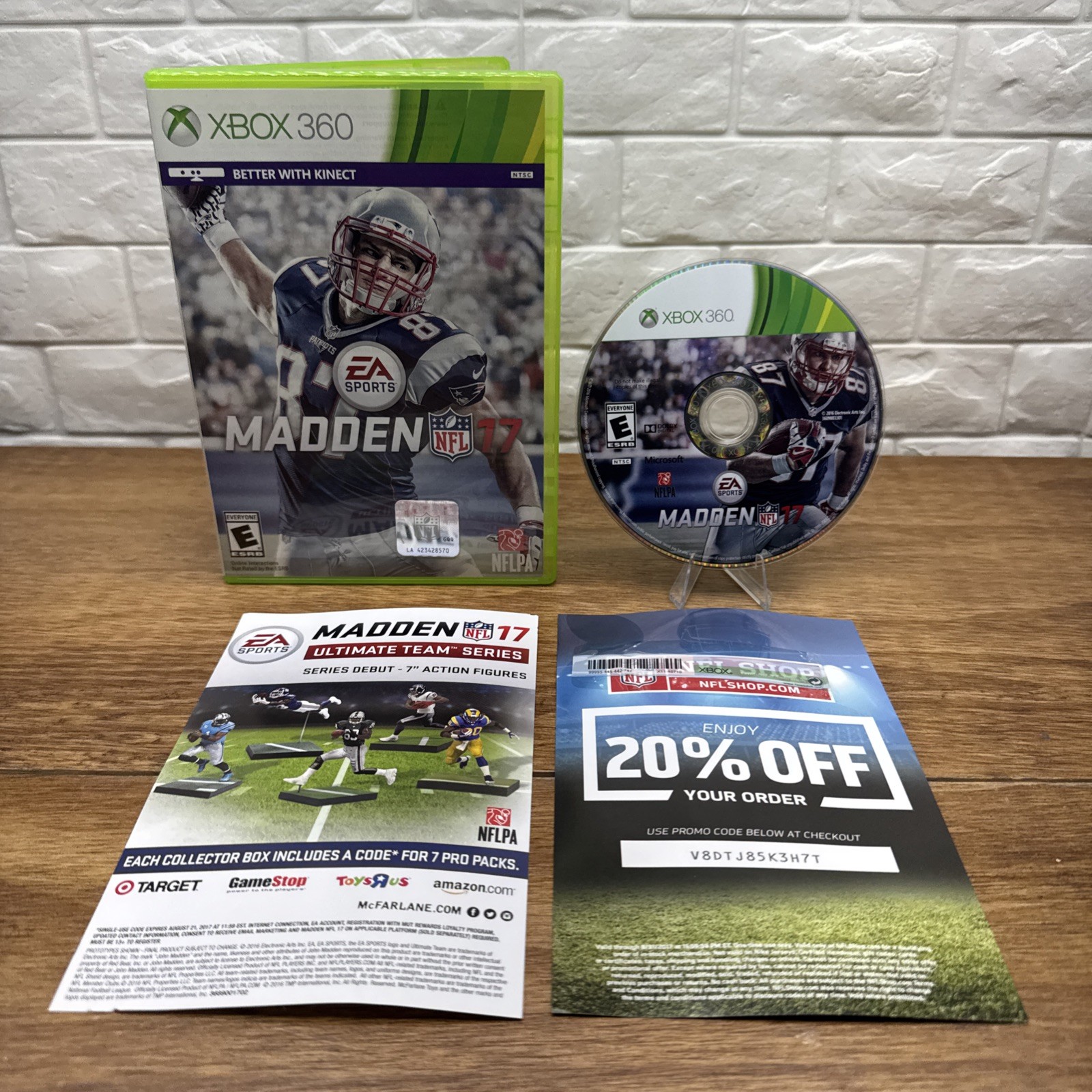 Madden NFL 17 (Microsoft Xbox 360, 2016) CIB Tested Working Free Shipping
