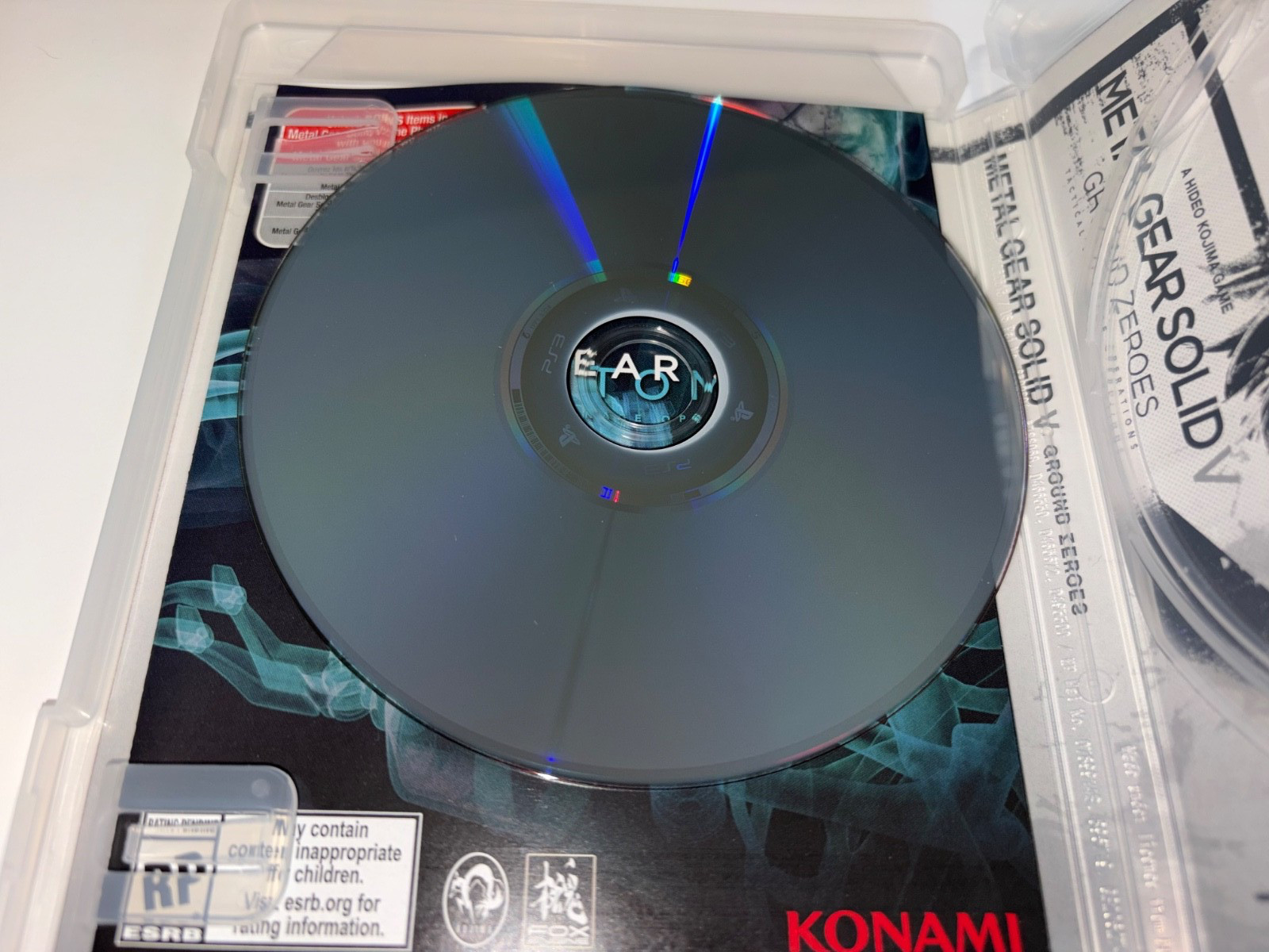 metal gear solid ground zeroes and phantom pain lot PS3