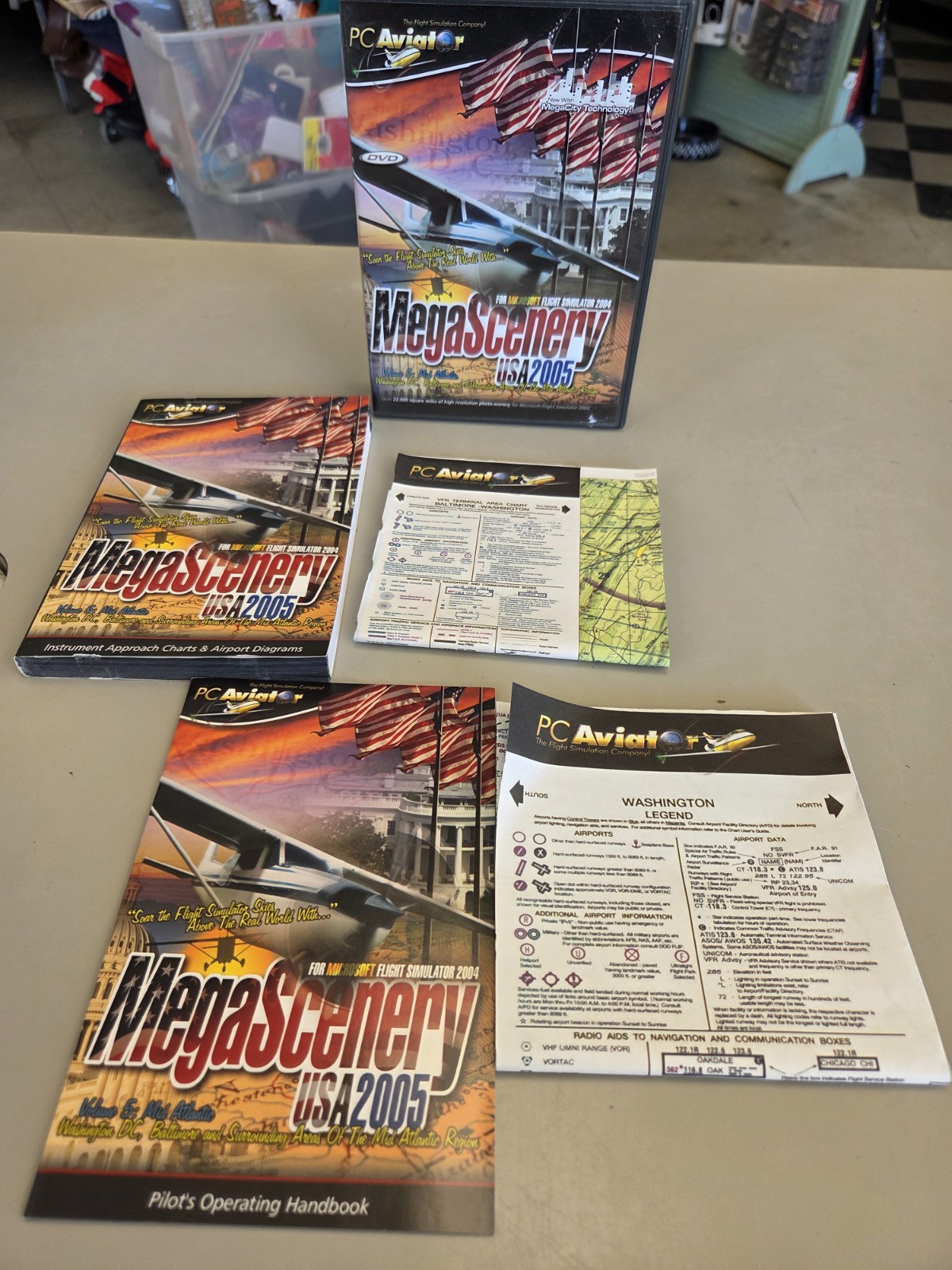 PC Aviator MegaScenery USA Volume 5 Mid Atlantic For Microsoft Flight Simulator