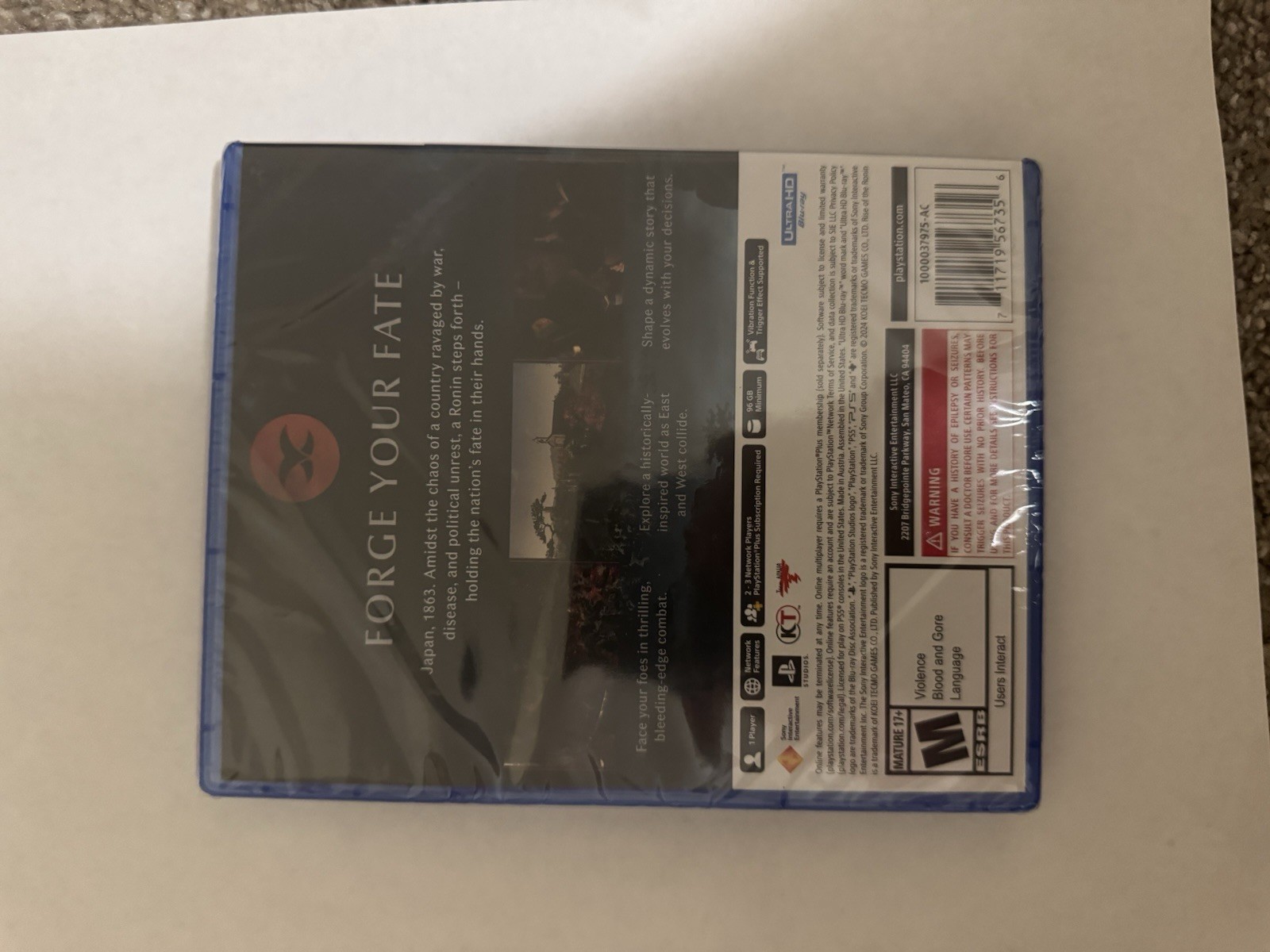 Rise of the Ronin – Sony PlayStation 5