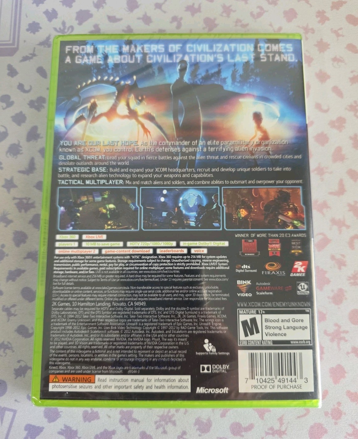 XCOM: Enemy Unknown (Xbox 360) – SHIPS TODAY!
