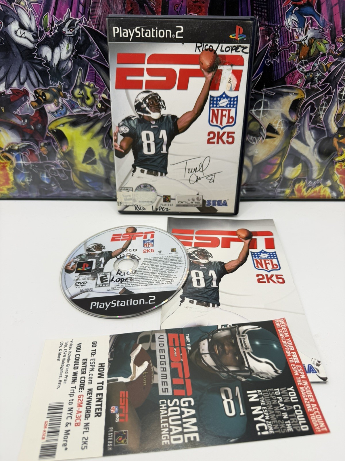 Espn Football 2005 PS2 Playstation 2 Game Complete
