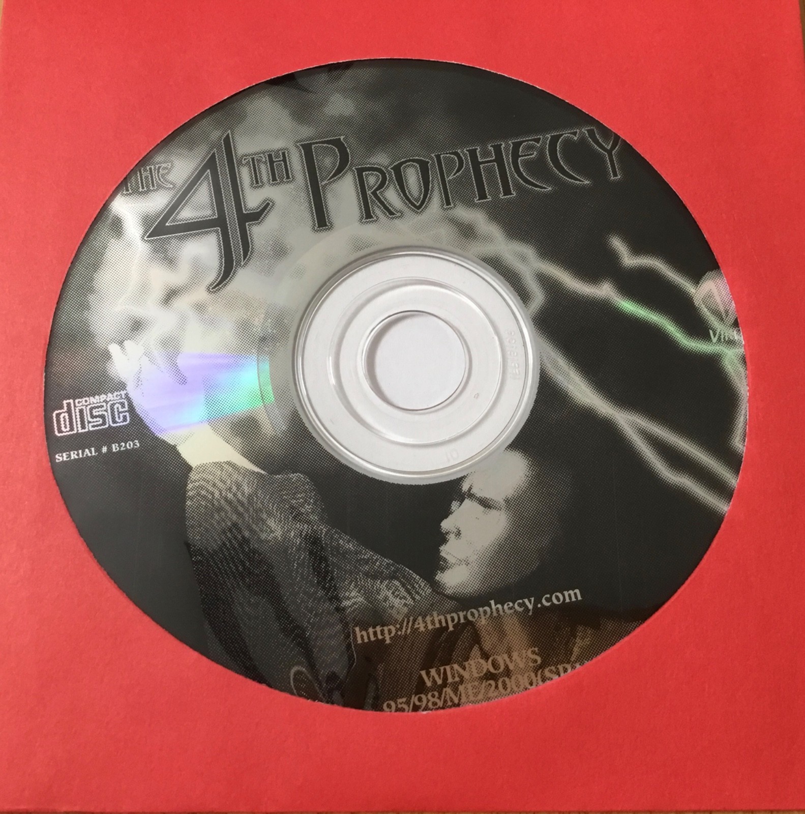 The 4th Prophecy 4th Coming Vircom 2001 MMO Role Play Vintage PC Windows 95 98