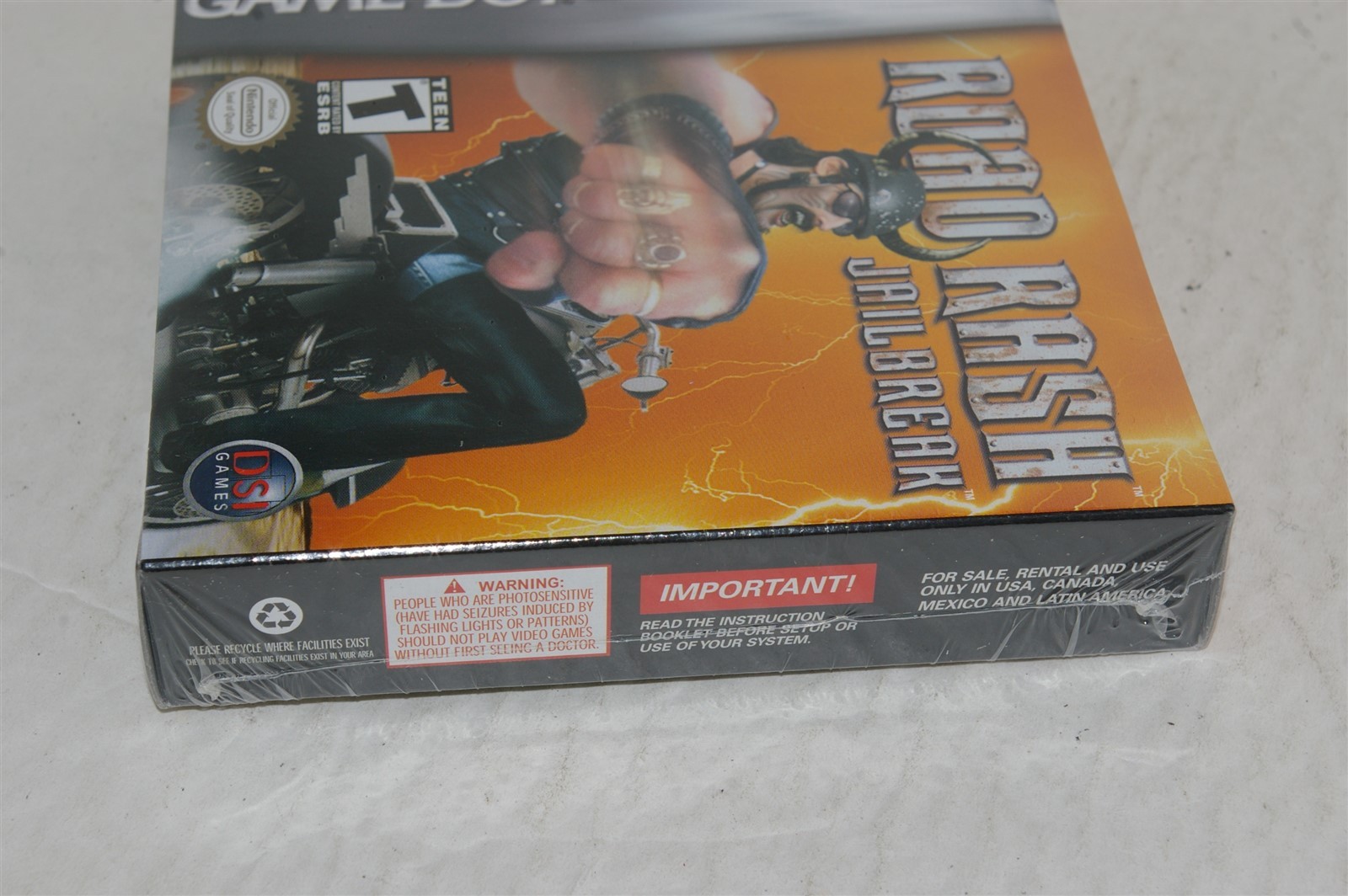 Road Rash: Jailbreak (Nintendo Game Boy Advance, 2003) GBA NEW SEALED!