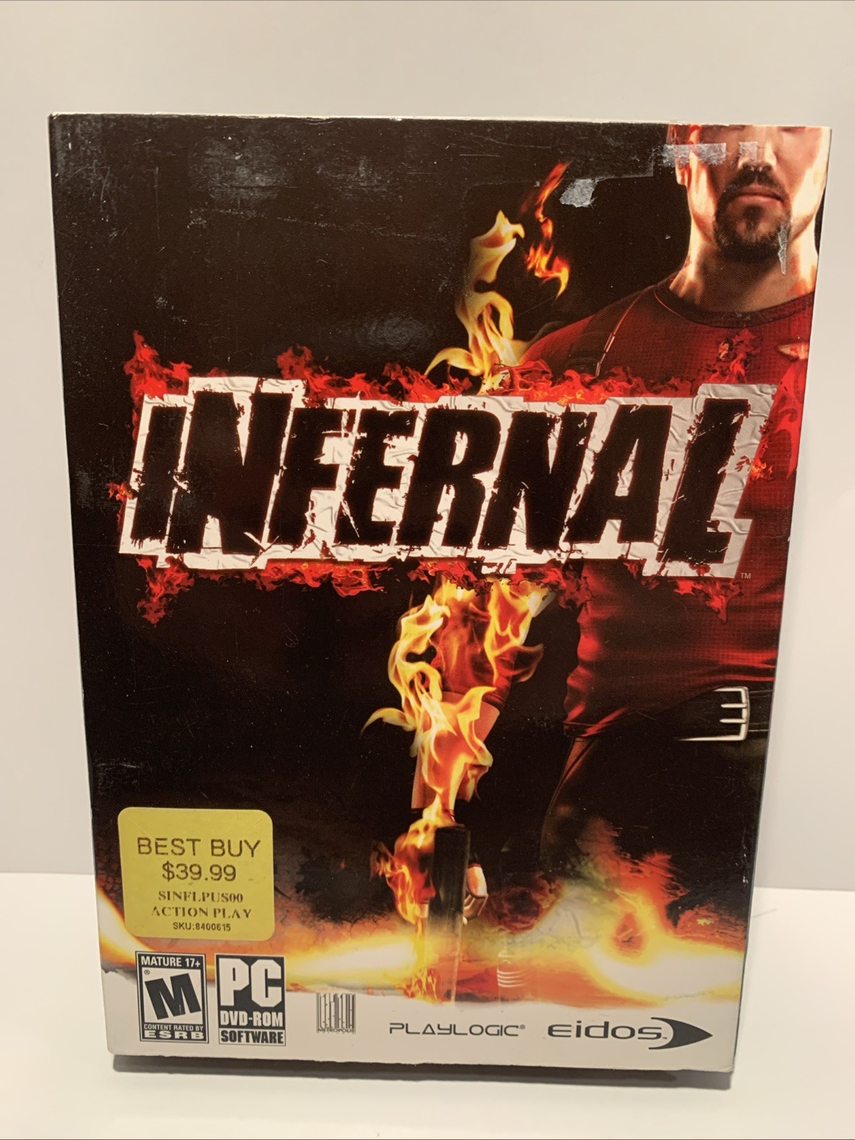 Infernal 2007 PC DVD ROM Tested Working Video Game Free Shipping Game Manual