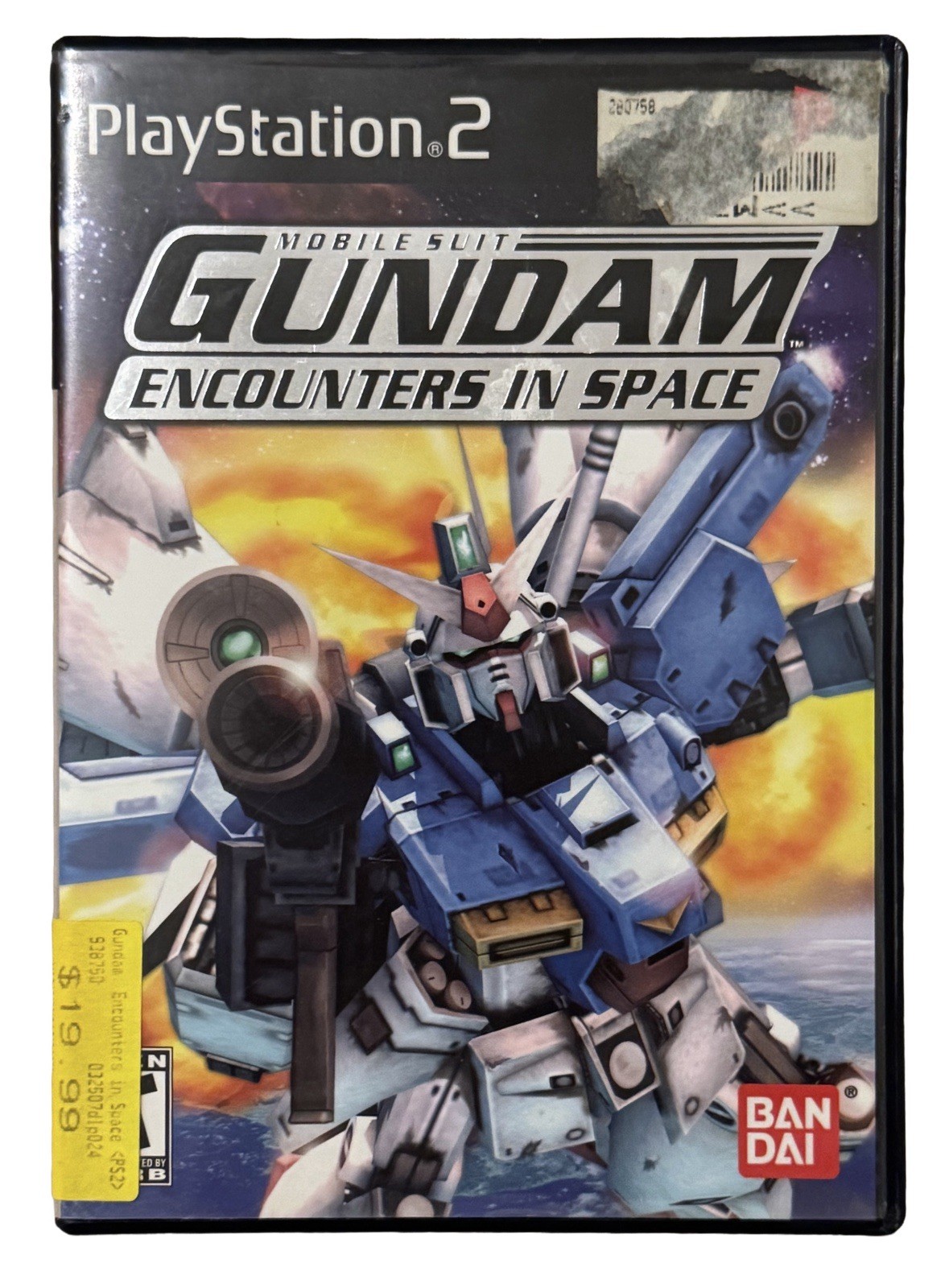 Gundam Encounters In Space Sony PlayStation 2 PS2 Tested Complete CIB