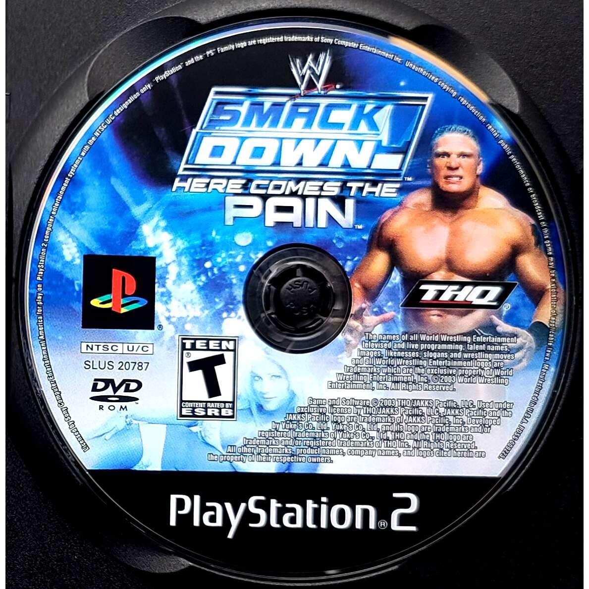 WWE Smackdown Here Comes The Pain – Sony Playstation 2 PS2 Pristine 1Y Guarantee