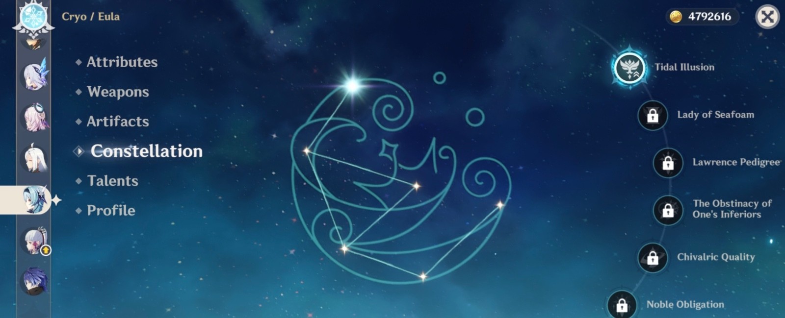 Genshin Impact Account – EU SERVER