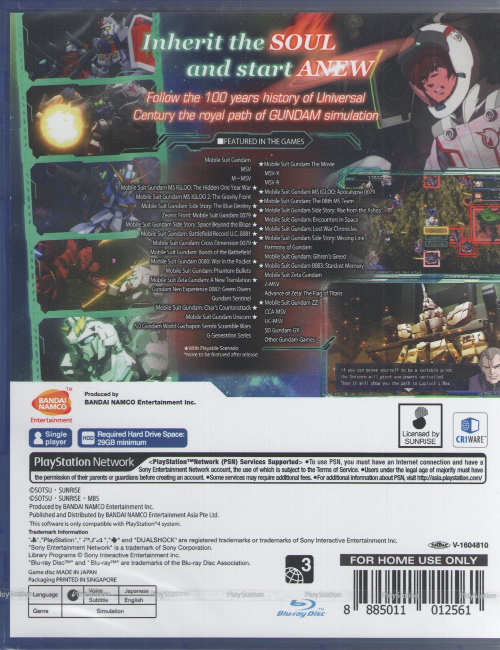 SD Gundam G Generation Genesis for PlayStation 4™