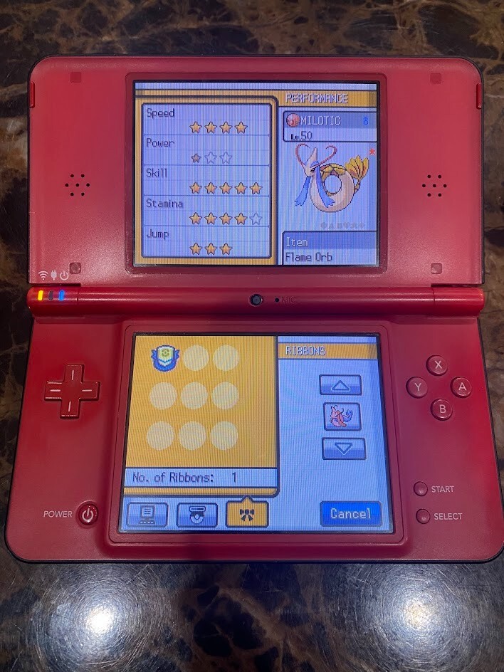 Pokemon Authentic VGC 2009 Shiny Milotic Distribution Service for DPP & HGSS