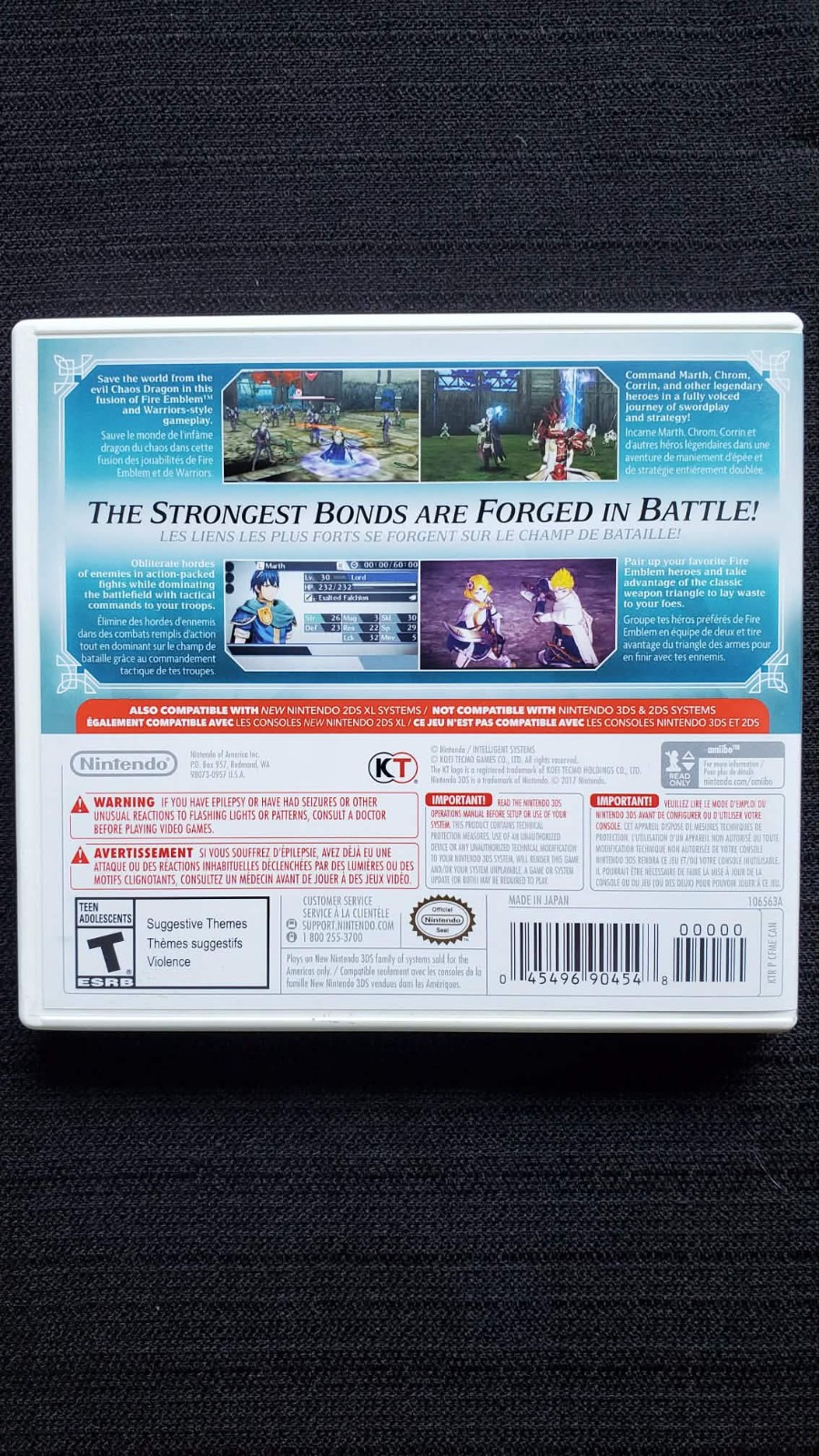 Fire Emblem Warriors (New Nintendo 3DS, 2017) (UNTESTED)