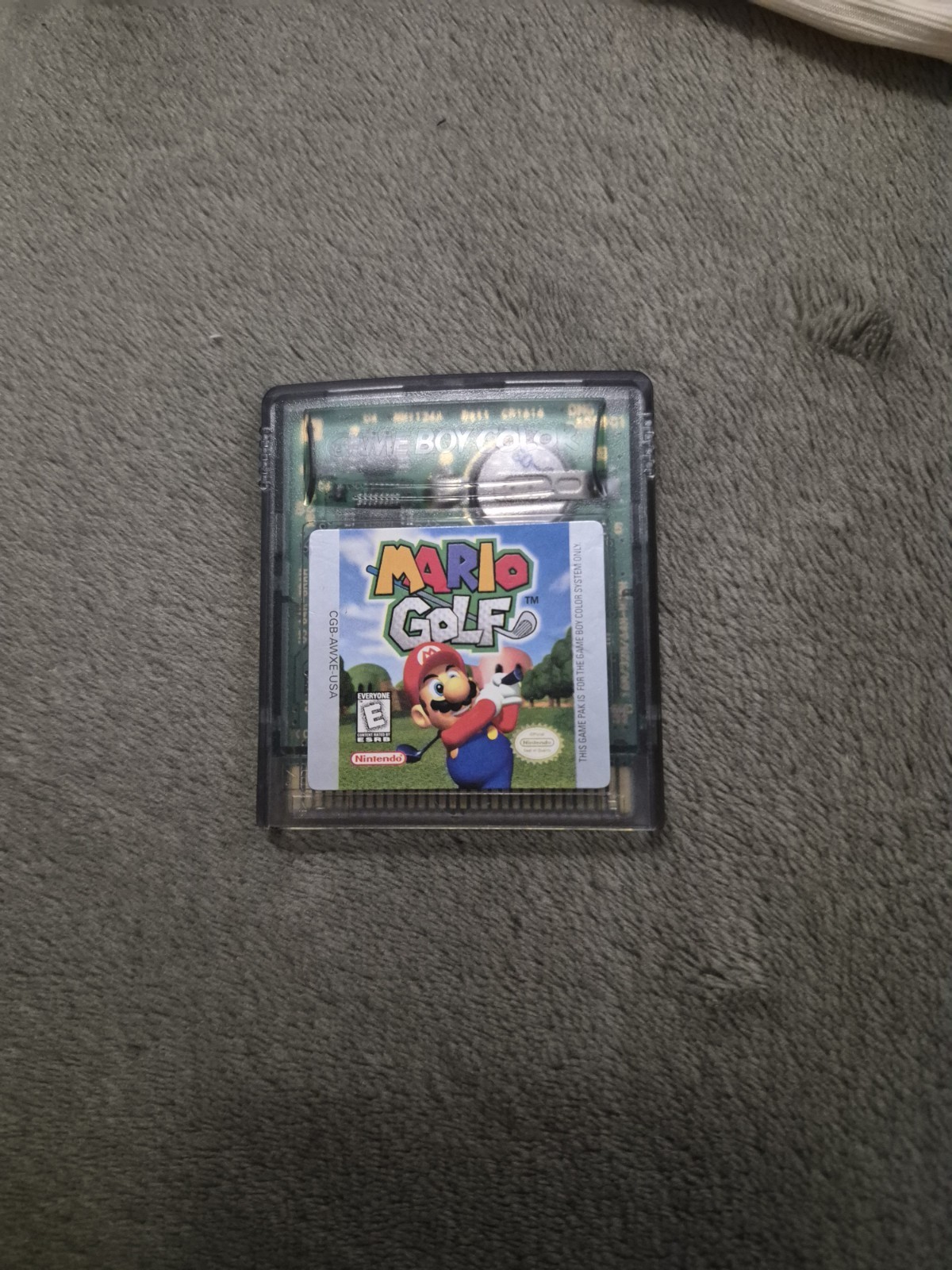 Nintendo Gameboy Color Mario Golf Video Game Cart
